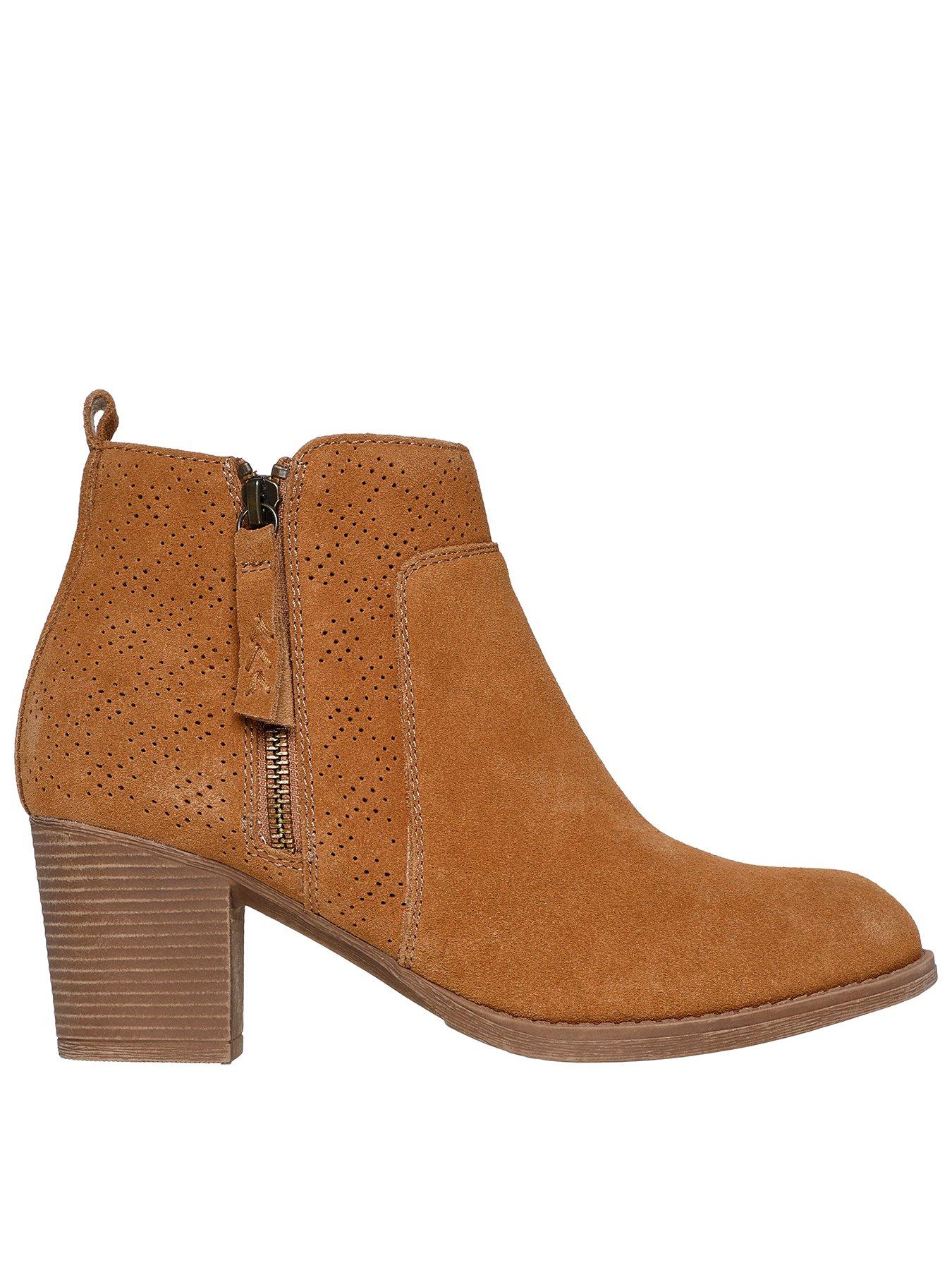 Image 1 of 5 of Skechers Taxi - Out In Town Heeled Boot - Chestnut