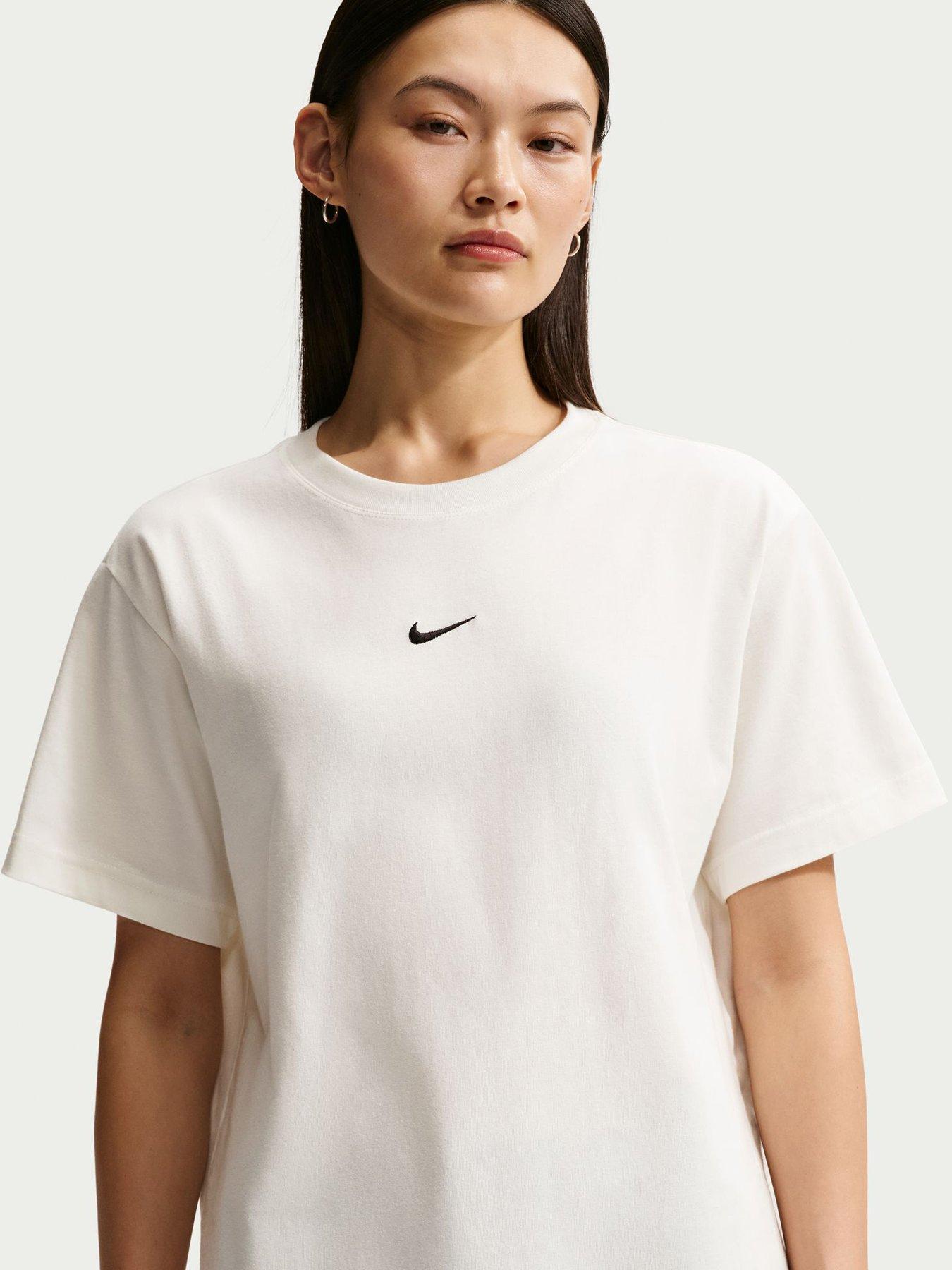 Nike Womens Sportswear Classic Short Sleeve T-Shirt - White