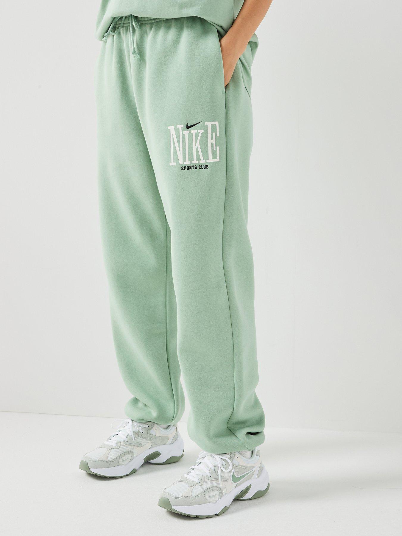 Nike Womens Sportswear Phoenix Fleece Oversized Jogger - Green