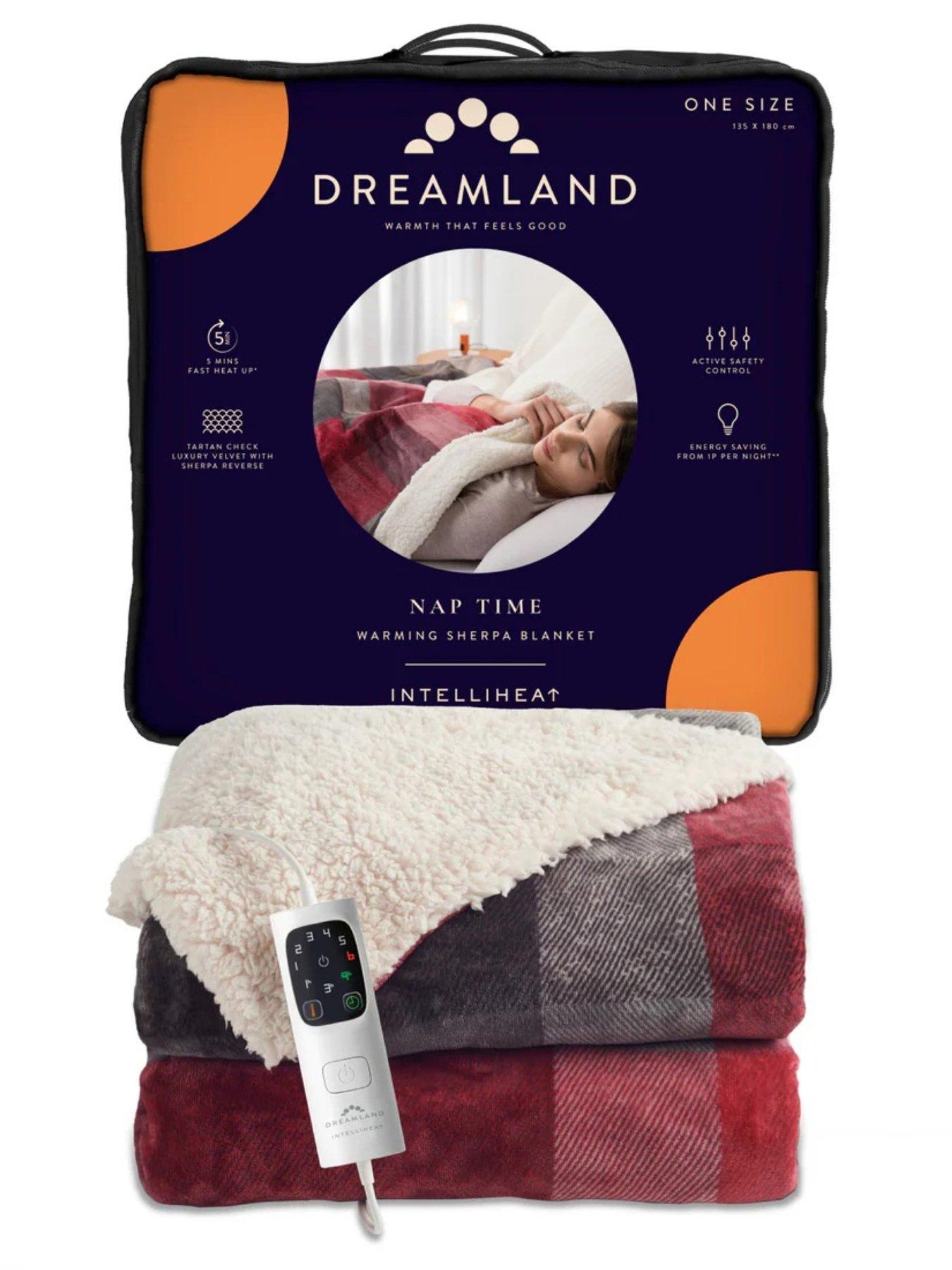 Dreamland Naptime Sherpa Tartan Blanket