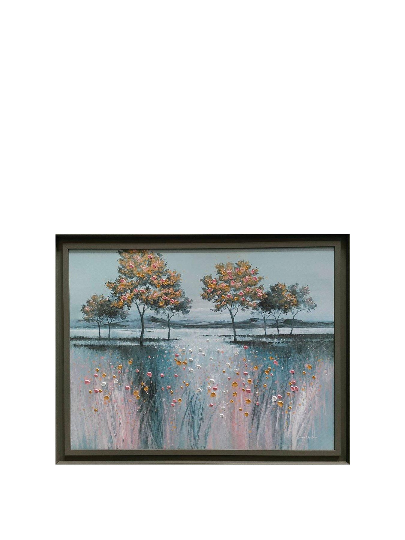Image 2 of 2 of The Art Group Diane Demirci Evening Delight Framed Textured Canvas 68x88cms