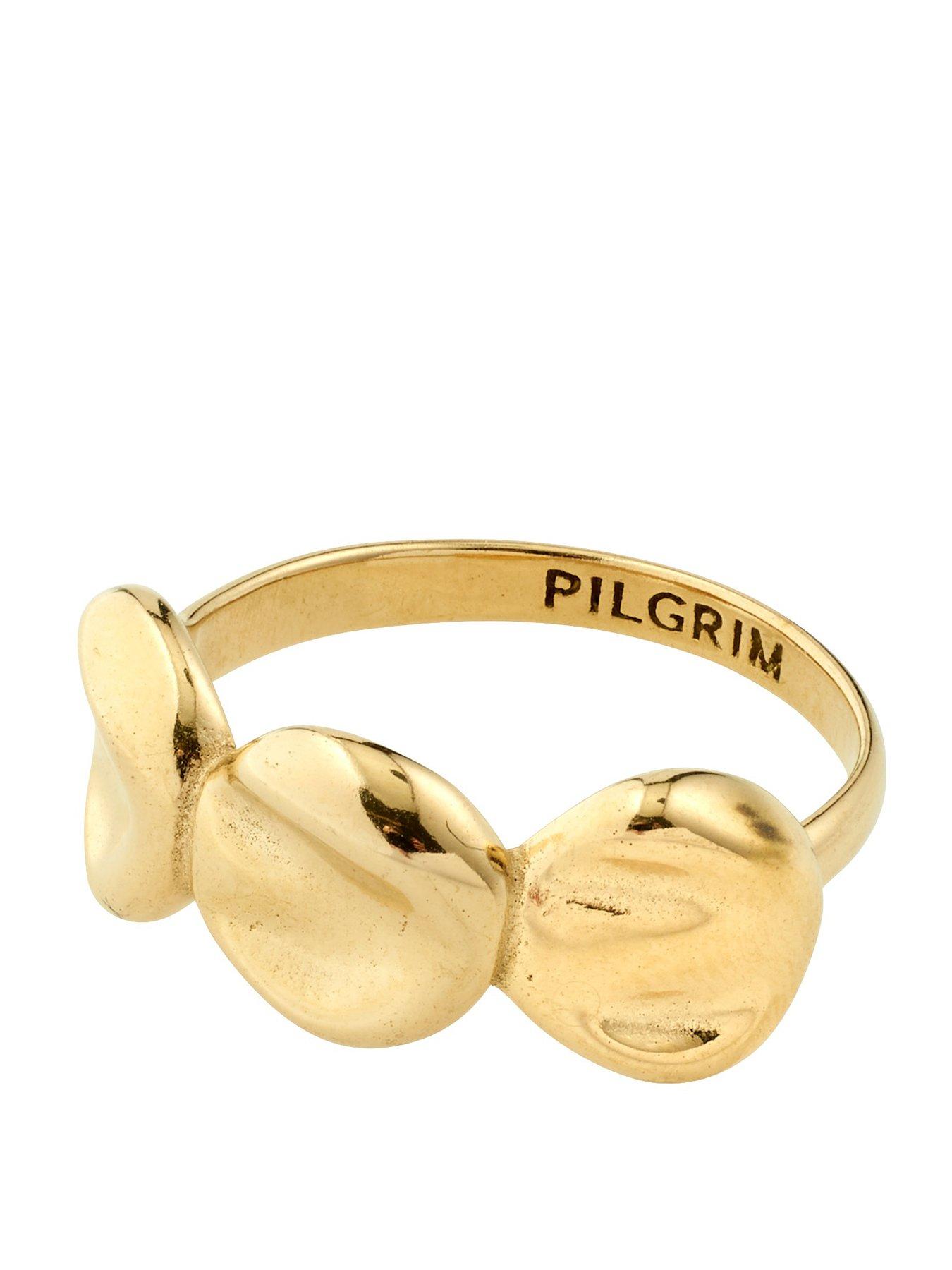 Pilgrim SPARKLE ring gold-plated