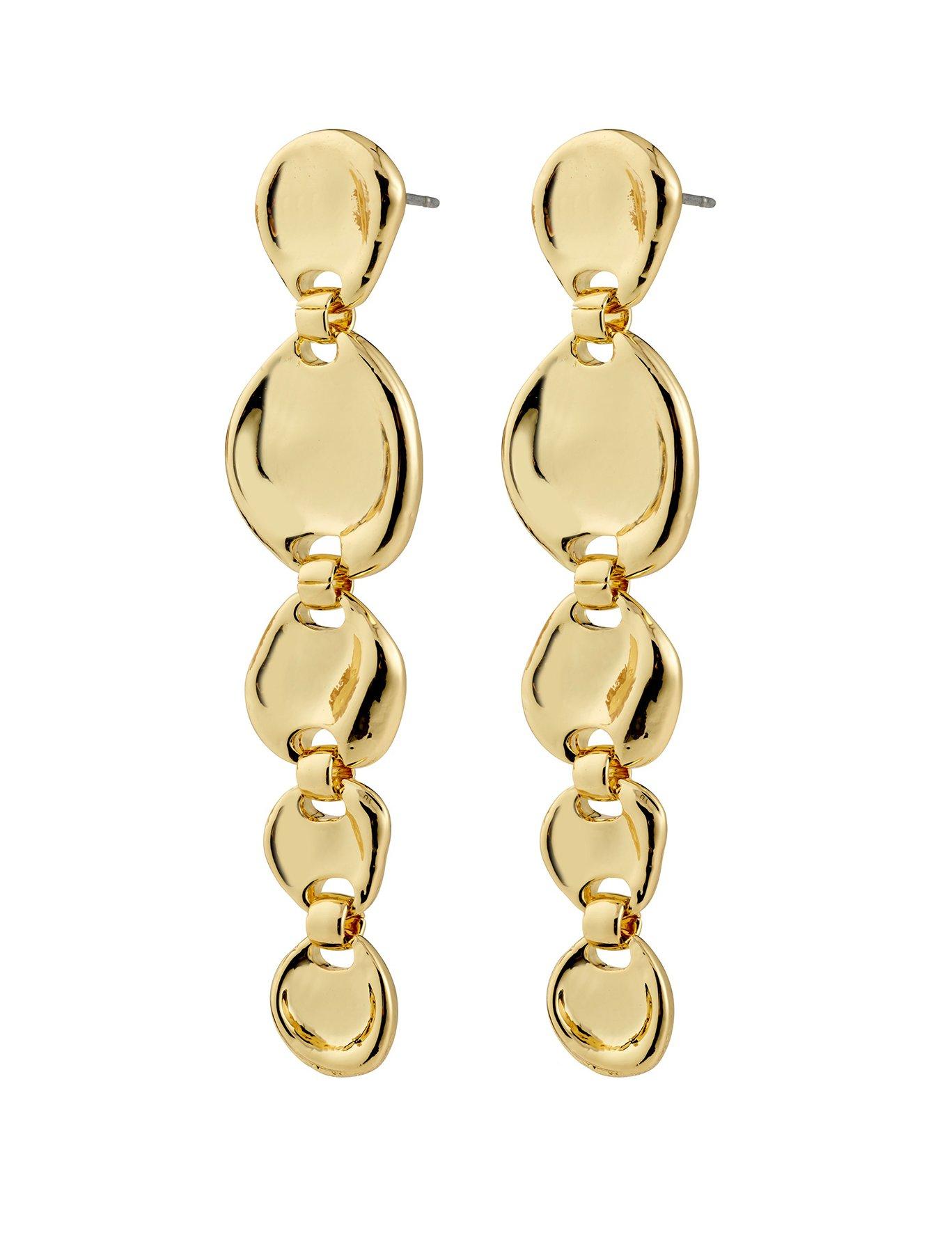Pilgrim SPARKLE earrings gold-plated