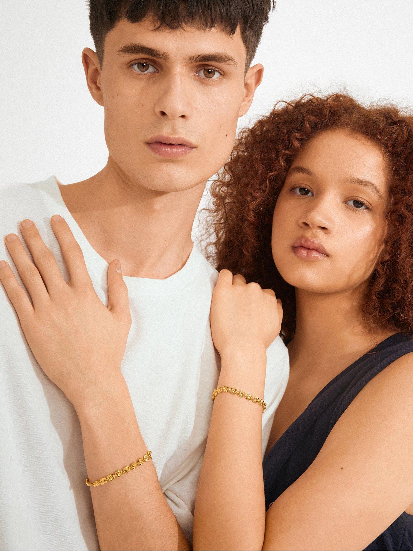  image of pilgrim-sense-bracelet-gold-plated