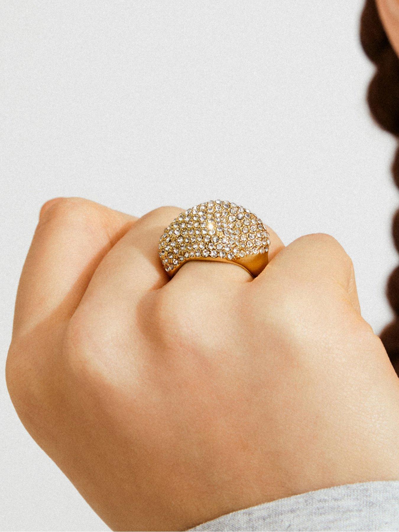  image of pilgrim-lael-ring-gold-plated