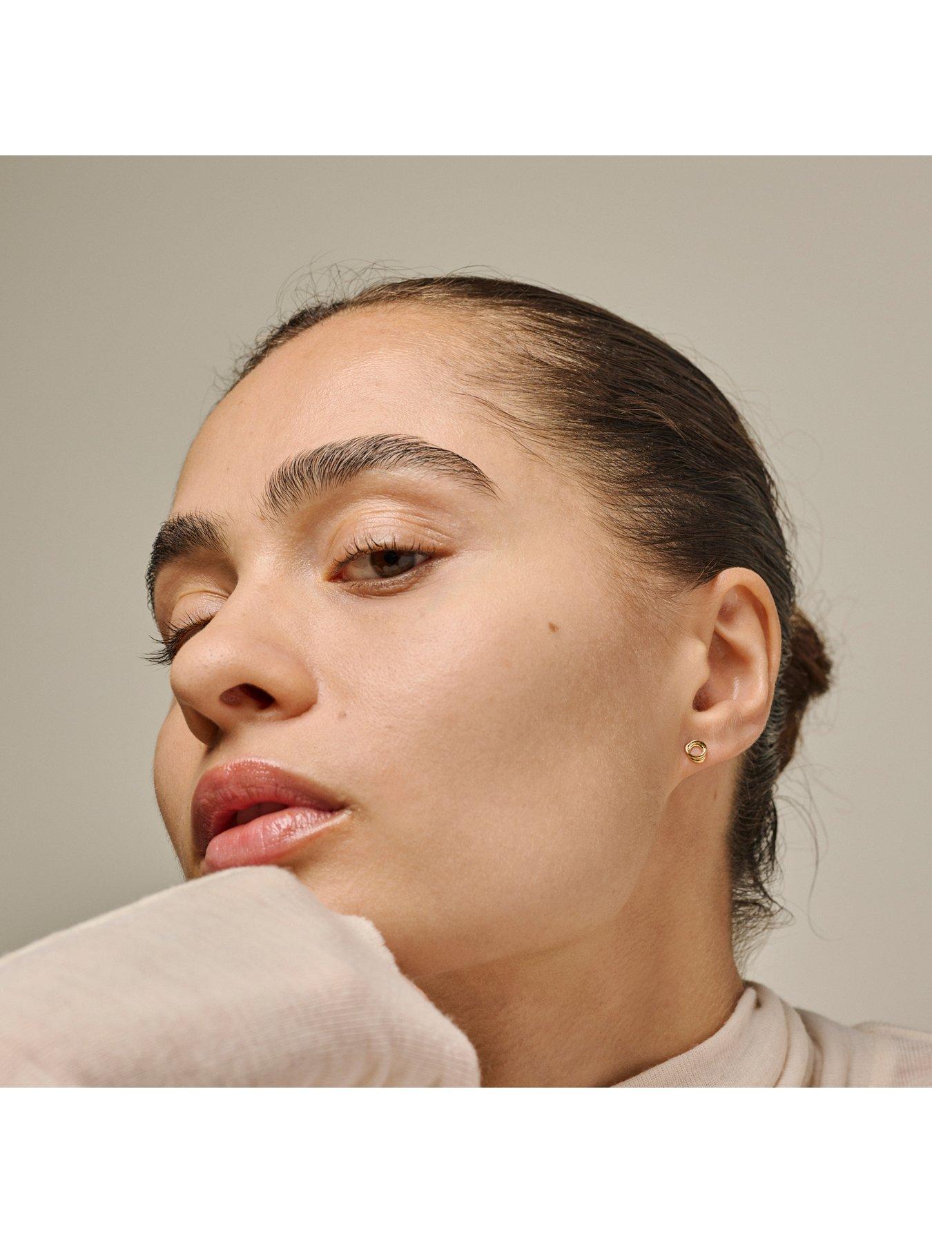  image of enamel-copenhagen-bellu-mini-stud-earrings-18k-gold-plated-sterling-silver