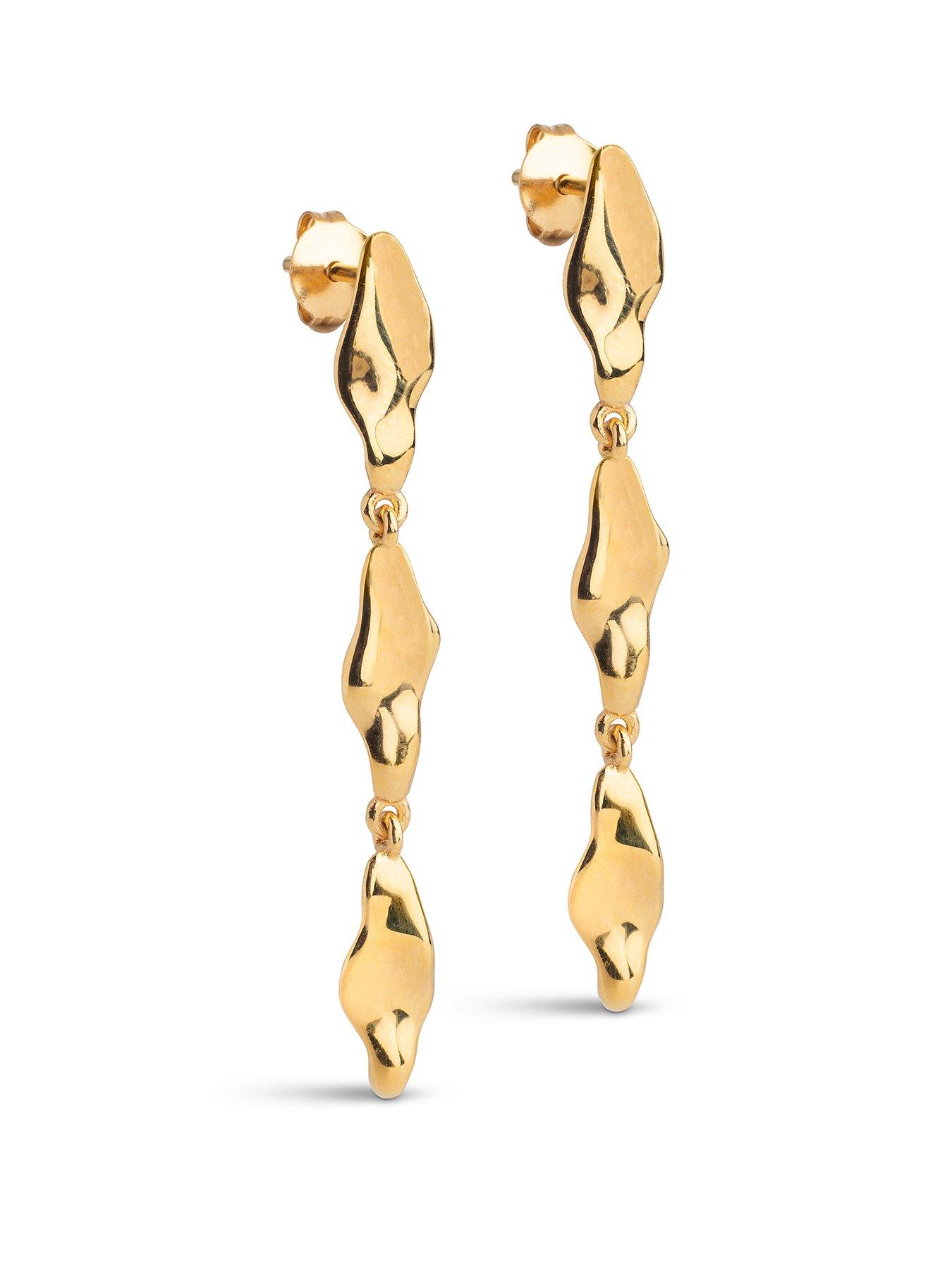 ENAMEL Copenhagen India Medium Earrings 18k Gold Plated Recycled Sterling Silver