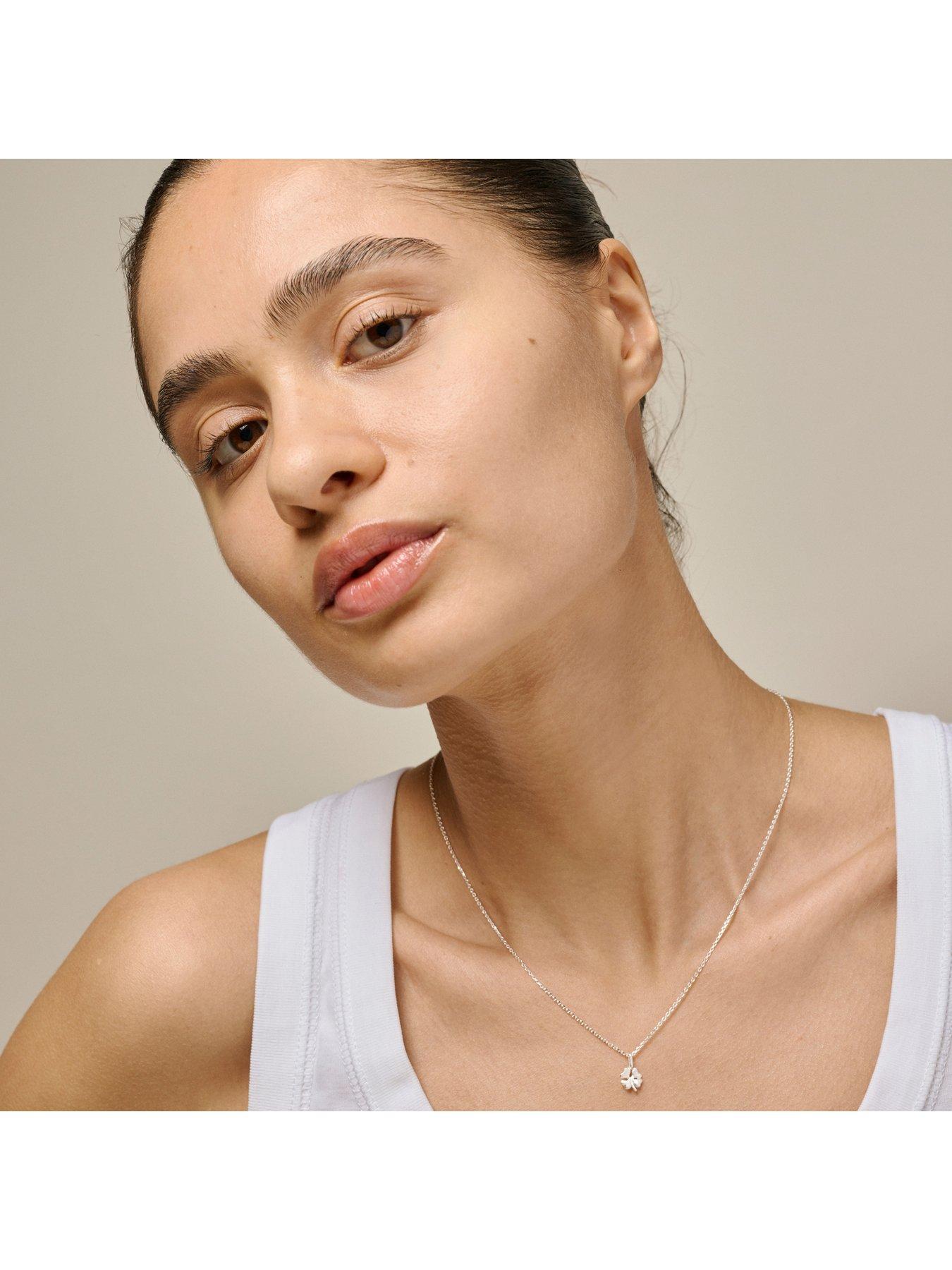 Image 2 of 4 of ENAMEL Copenhagen Four-Leaf Clover Necklace Sterling Silver
