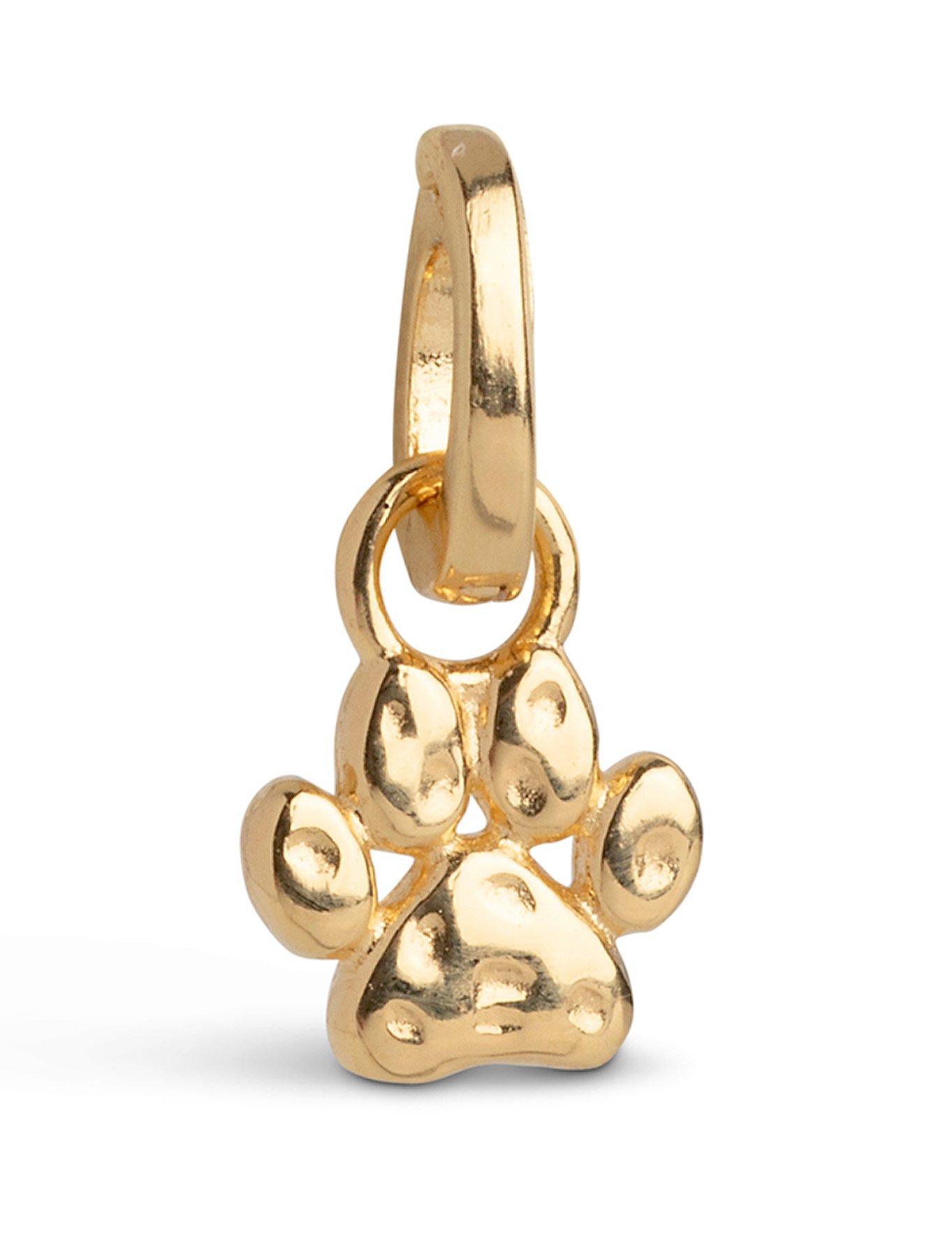 ENAMEL Copenhagen Sweet Paw Charm 18k Gold Plated Recycled Sterling Silver