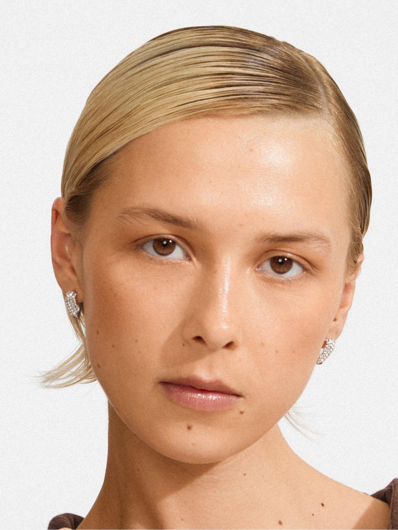 Image 2 of 3 of Pilgrim SOUL earrings silver-plated