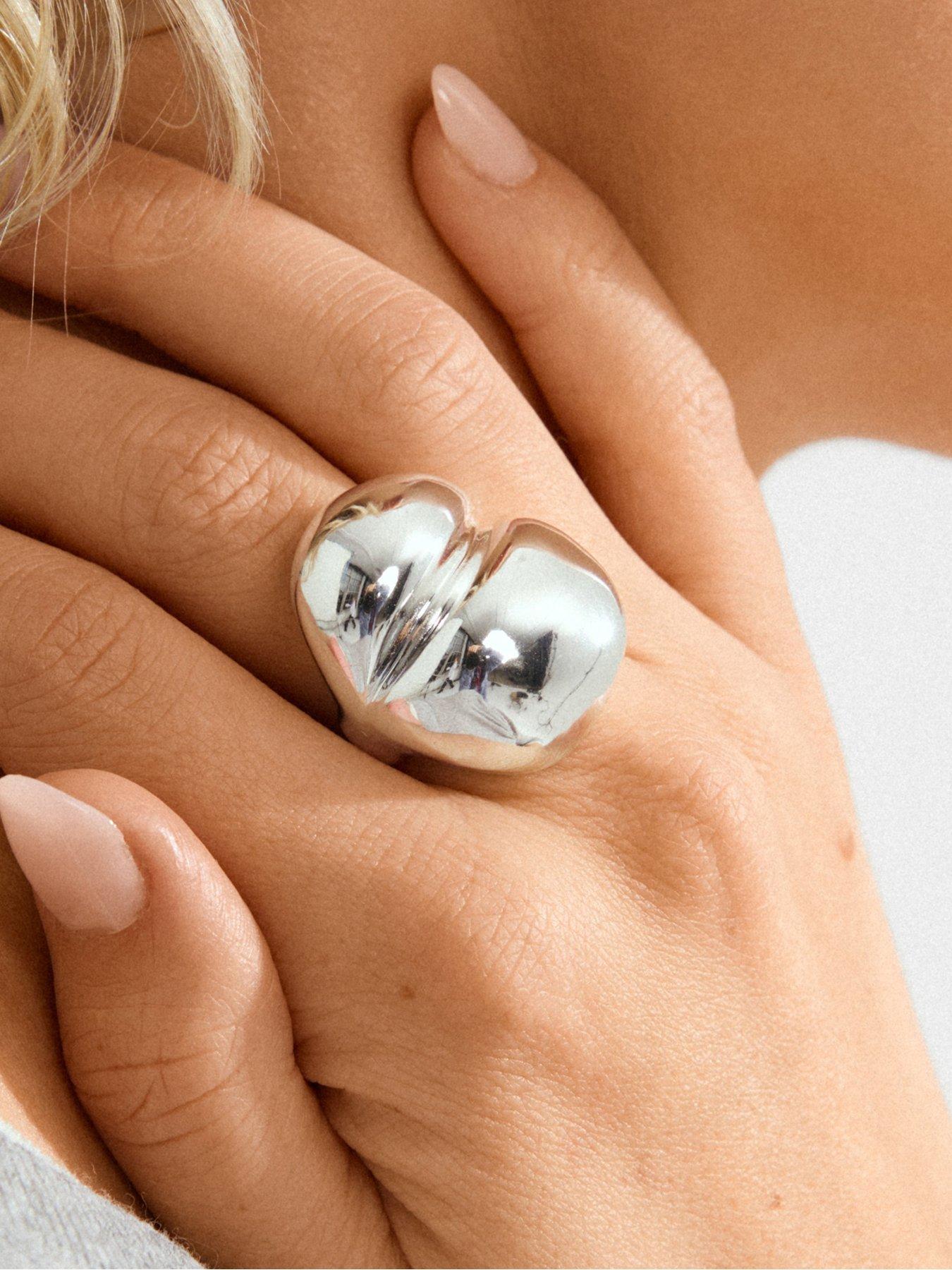  image of pilgrim-maddix-ring-silver-plated