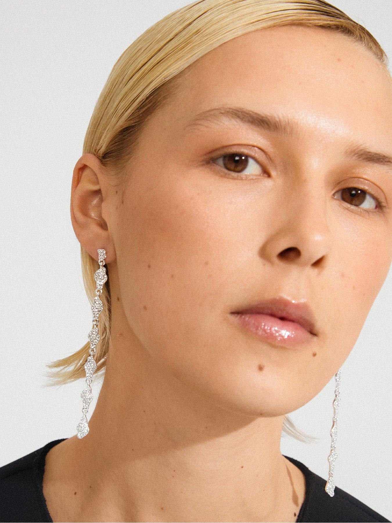 Image 2 of 3 of Pilgrim BASIL earrings silver-plated