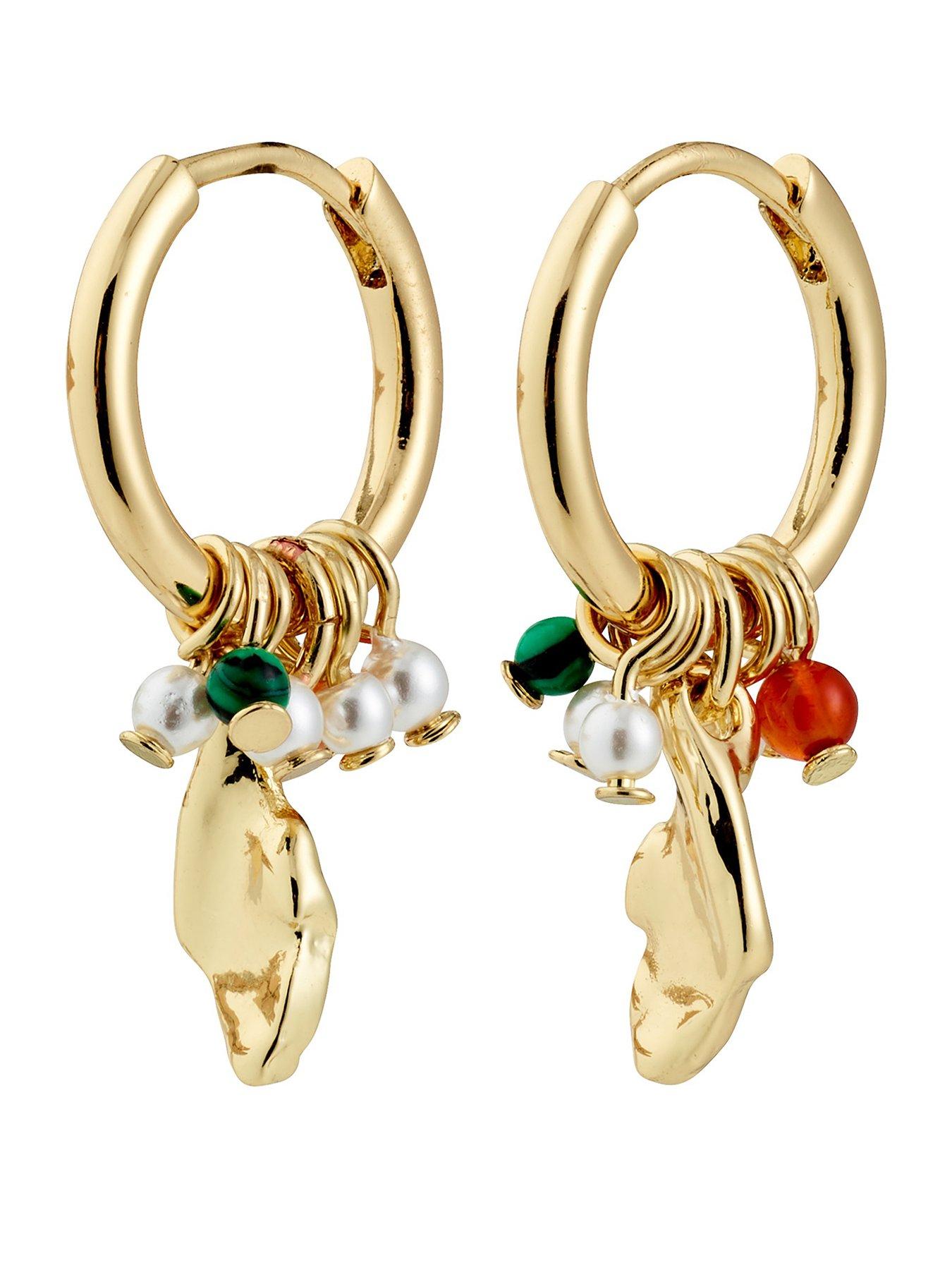 Pilgrim SENSE earrings gold-plated/multi