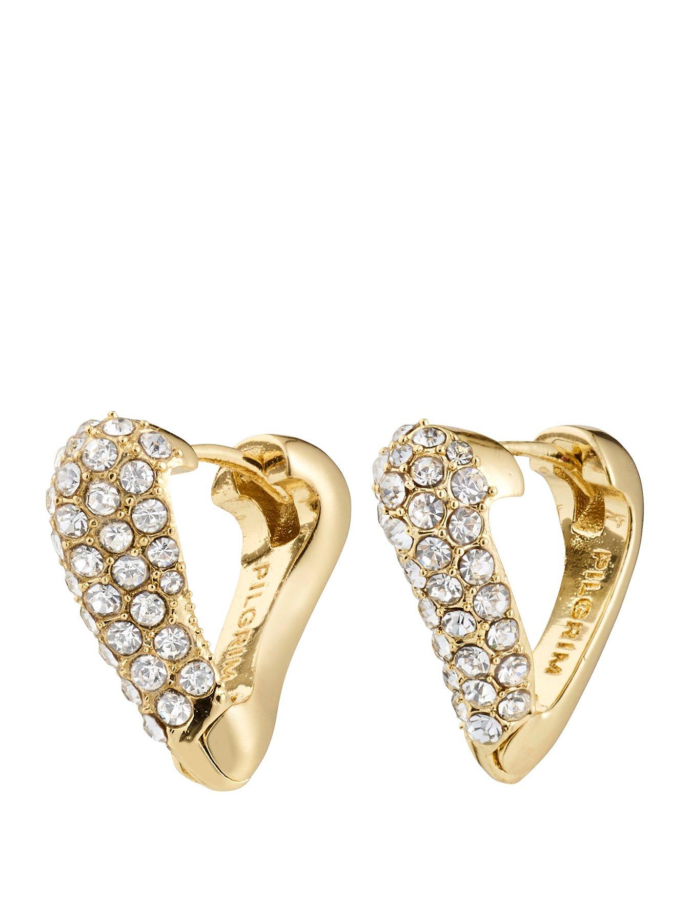 Image 1 of 3 of Pilgrim SOUL earrings gold-plated