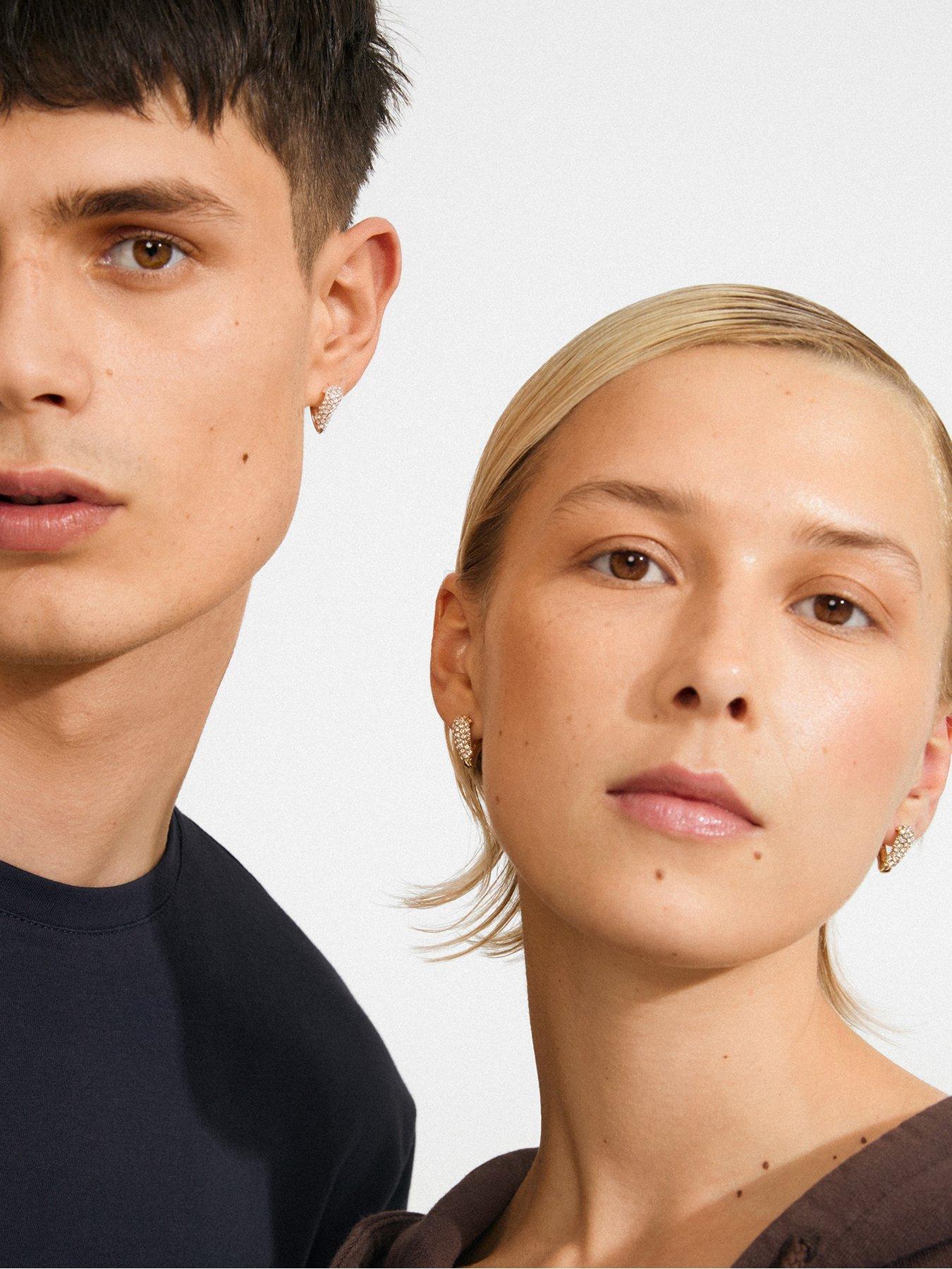 Image 2 of 3 of Pilgrim SOUL earrings gold-plated