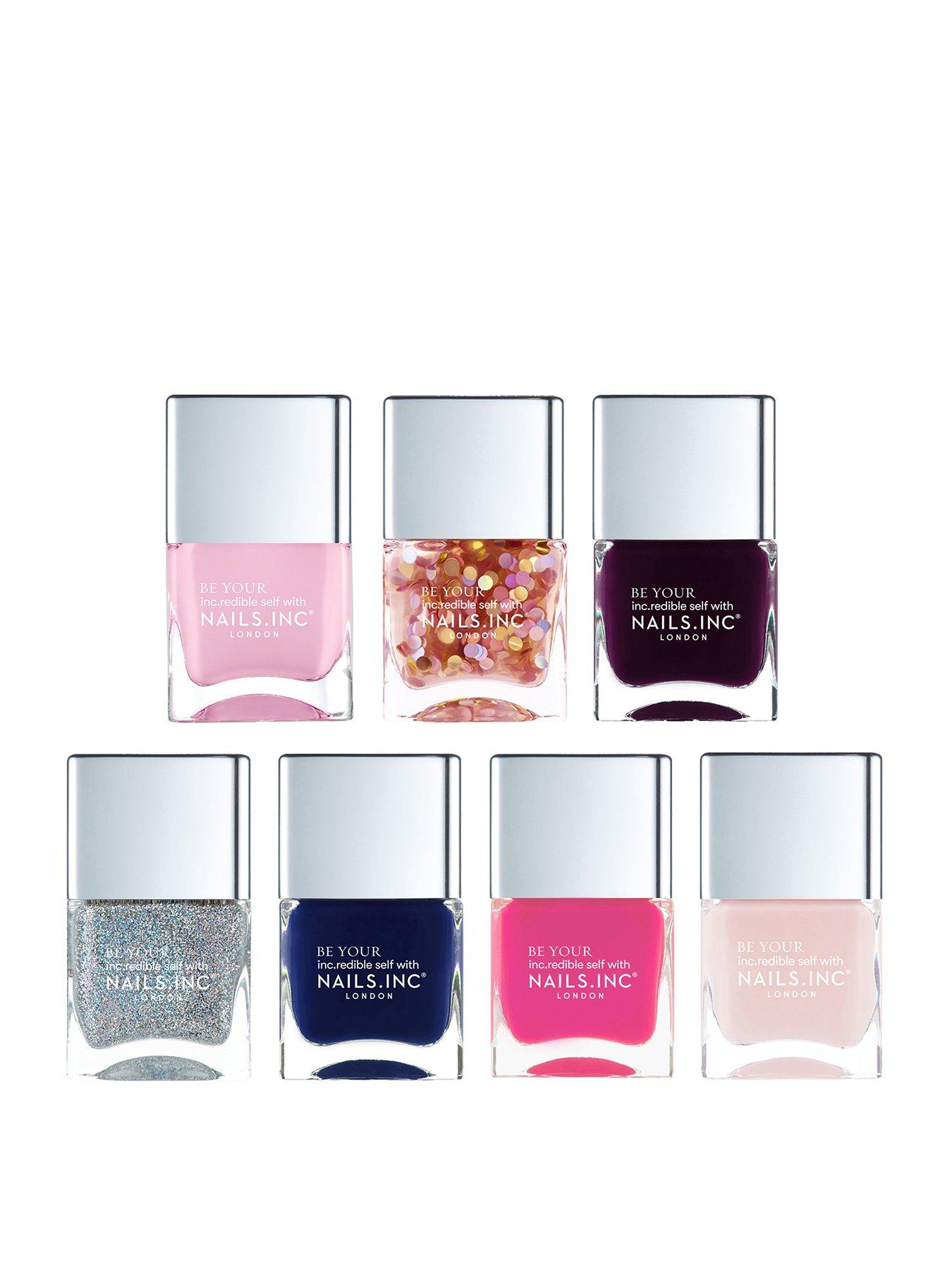 front image of nails-inc-lets-go-disco-7pc-collection-worth-pound105