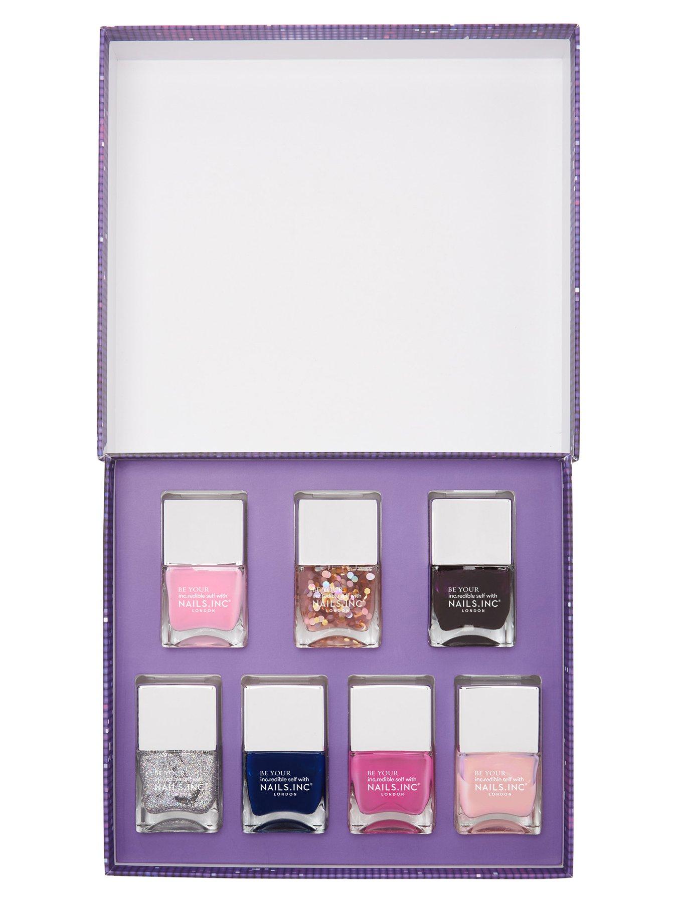 stillFront image of nails-inc-lets-go-disco-7pc-collection-worth-pound105