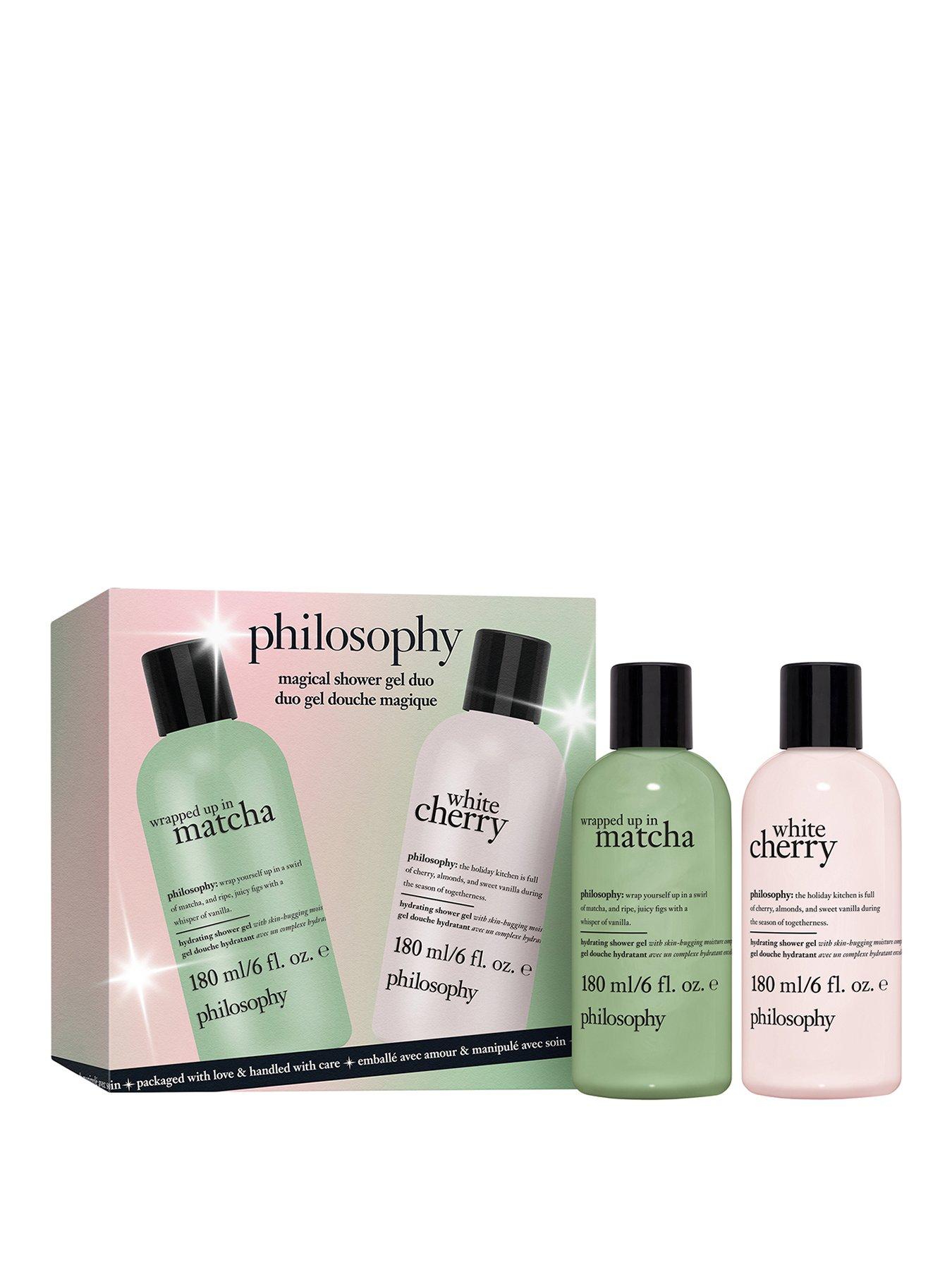 Image 1 of 3 of Philosophy Magical Shower Gel Duo (White Cherry + Wrapped up in Matcha)