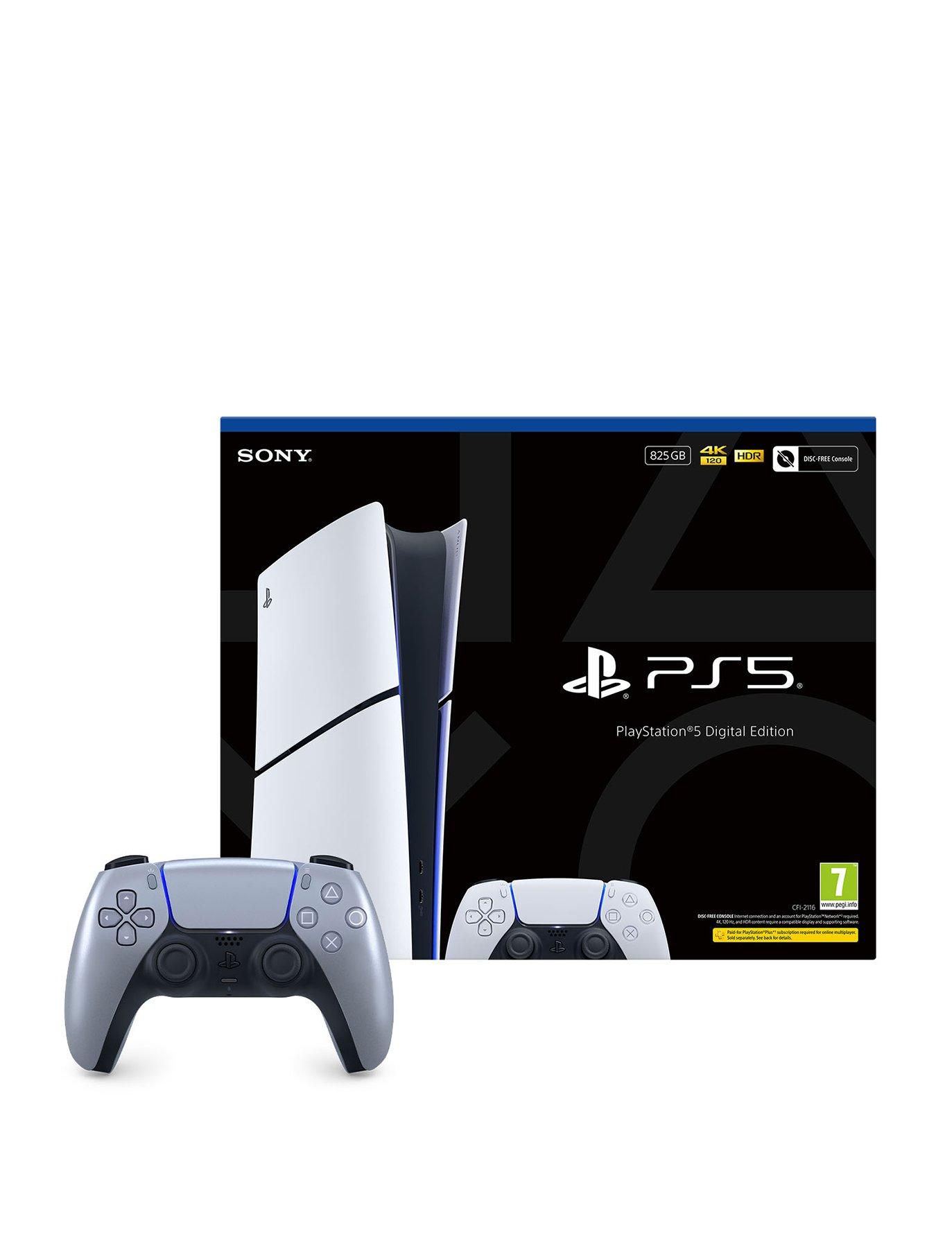 Playstation PlayStation®5 Digital Edition - 825GB  &  Additional DualSense Wireless Controller