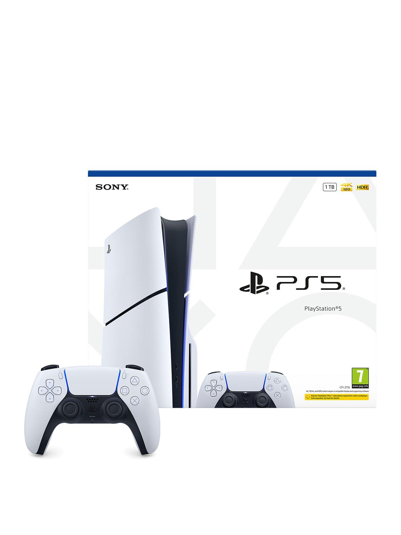 PlayStation 5 Disc Console – 1TB  &  Additional DualSense Wireless Controller