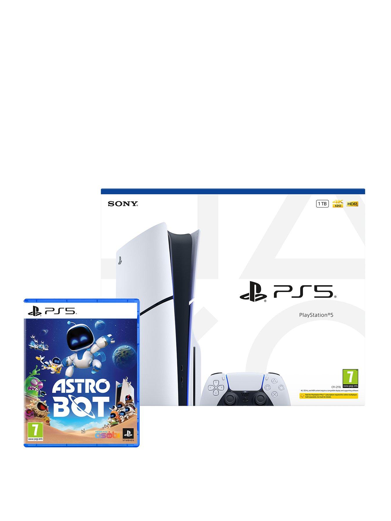 Image 1 of 8 of PlayStation 5 Disc Console &ndash; 1TB &amp; Astro Bot