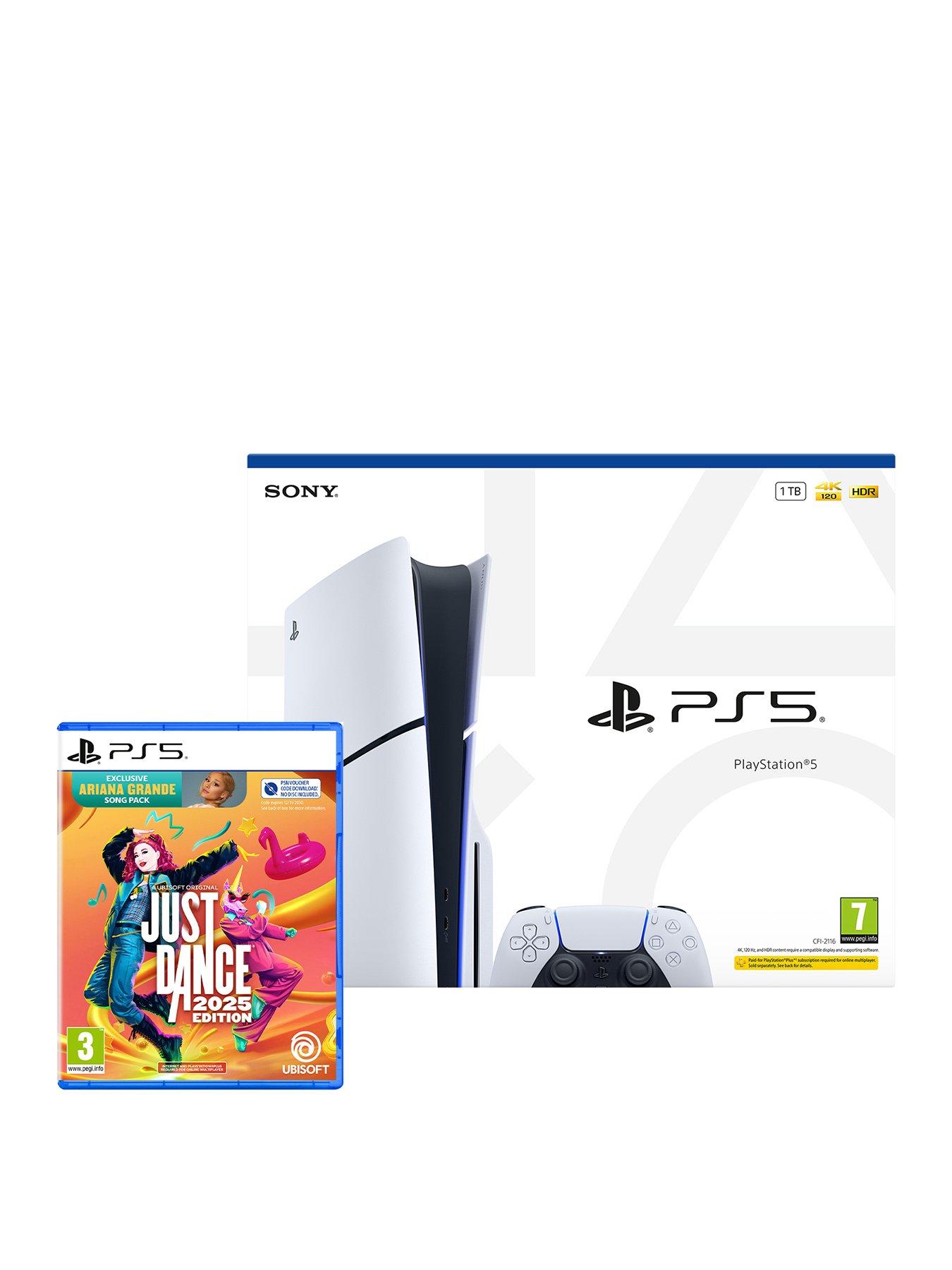 PlayStation 5 Disc Console – 1TB  &  Just Dance 2025 (Code in Box)