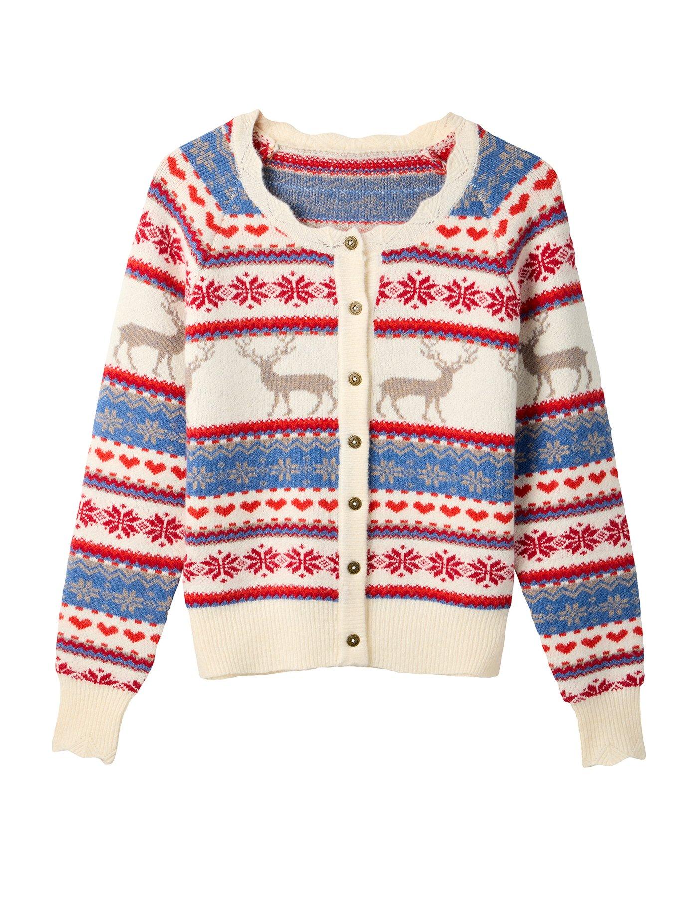  image of joe-browns-winter-wonder-cardigan-cream