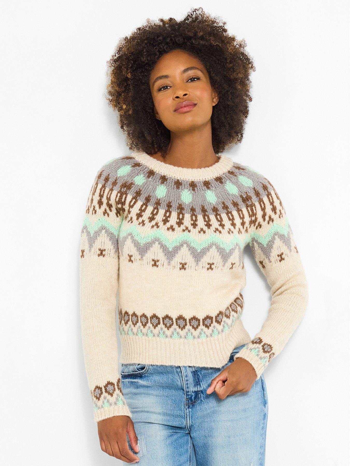 Joe Browns Cosy Nights Fairisle Jumper - Cream