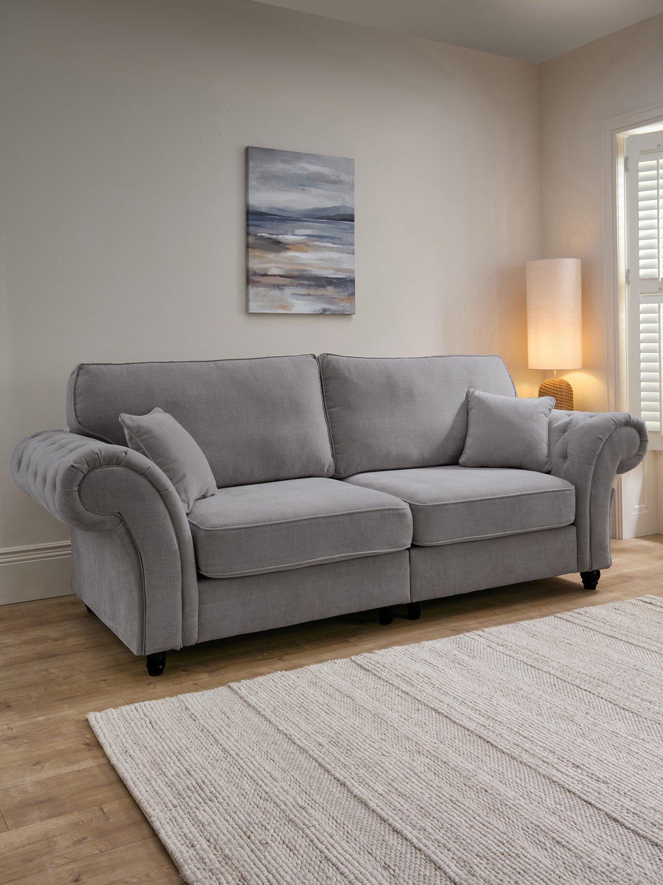 The Very Collection Windsor Fabric Standard Back 4 Seater Sofa