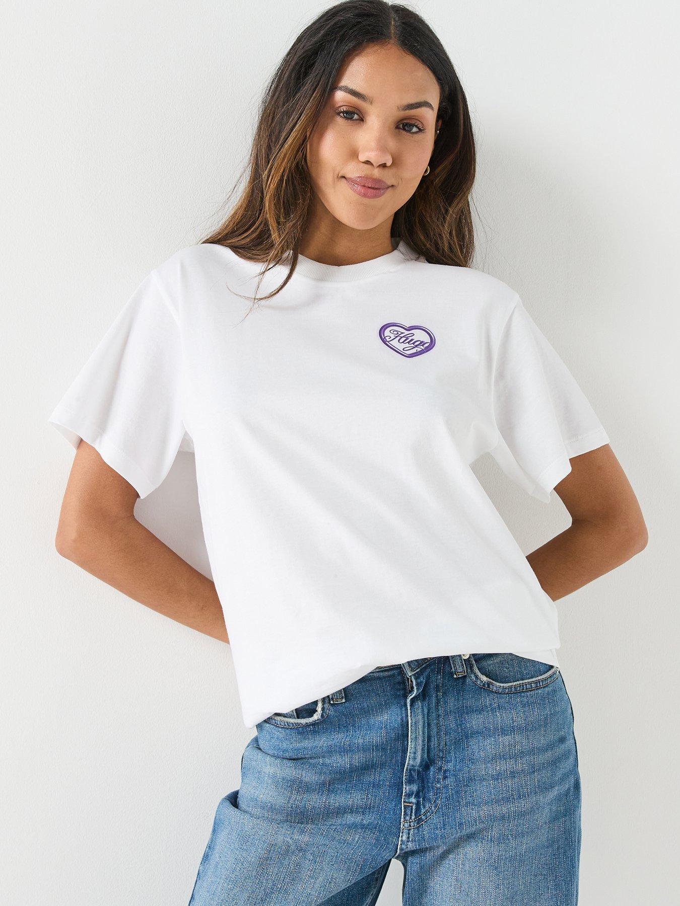  image of hugo-vintage-tee-white