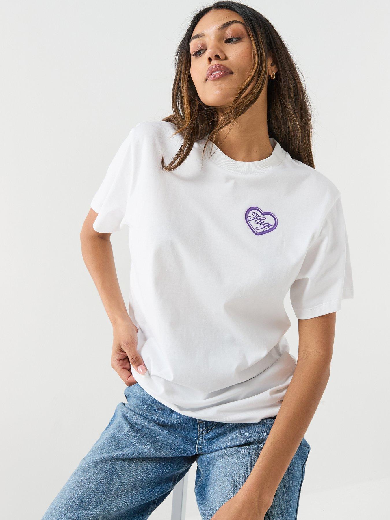  image of hugo-vintage-tee-white