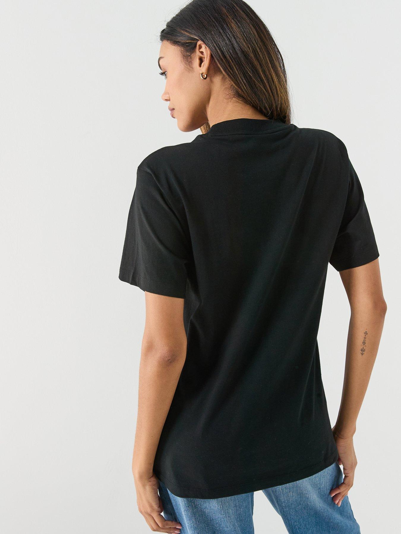  image of hugo-vintage-graphic-tee-black