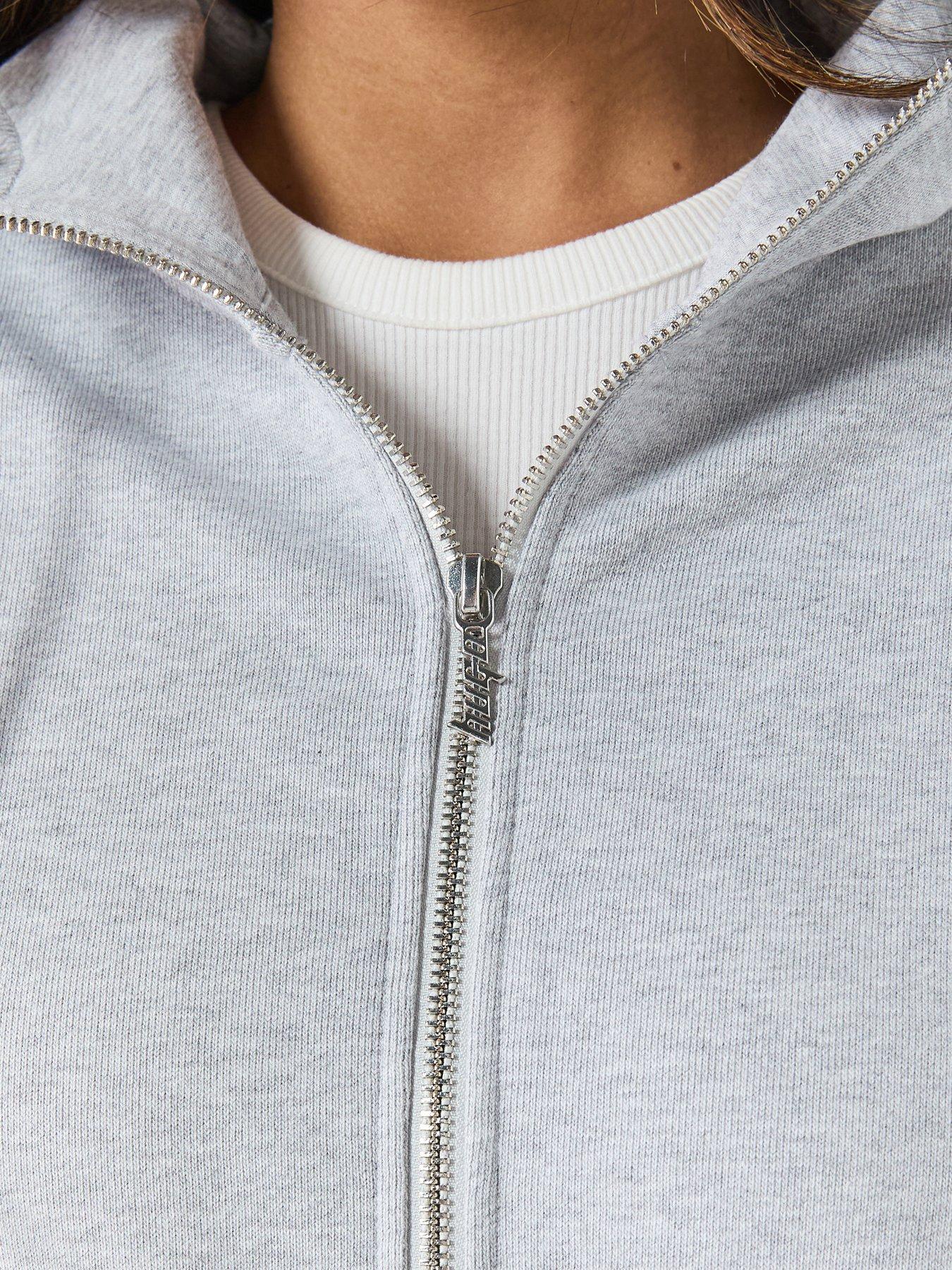  image of hugo-dolpie-zip-up-hoodie-grey