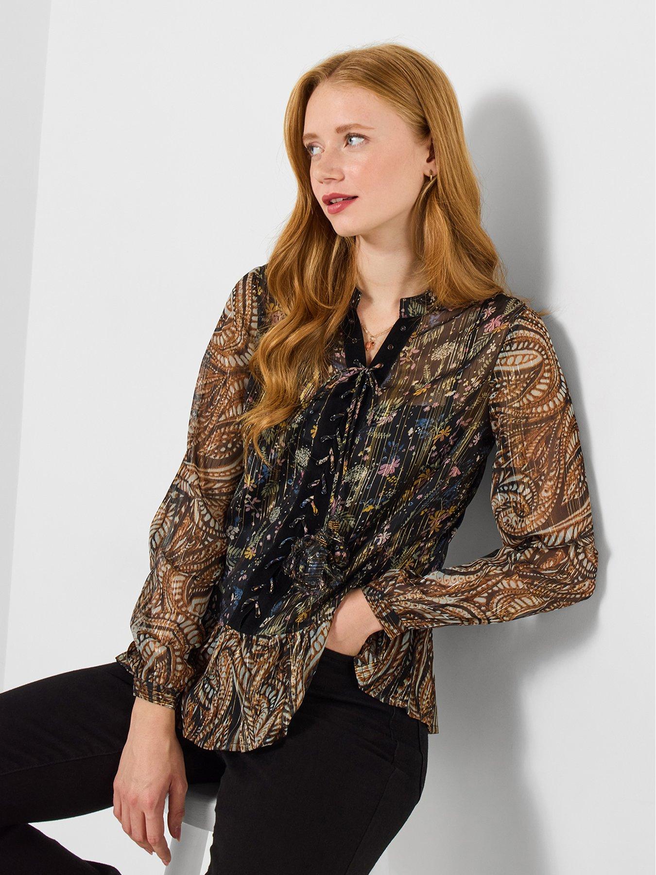 Joe Browns Bella Boho Blouse And Cami - Black