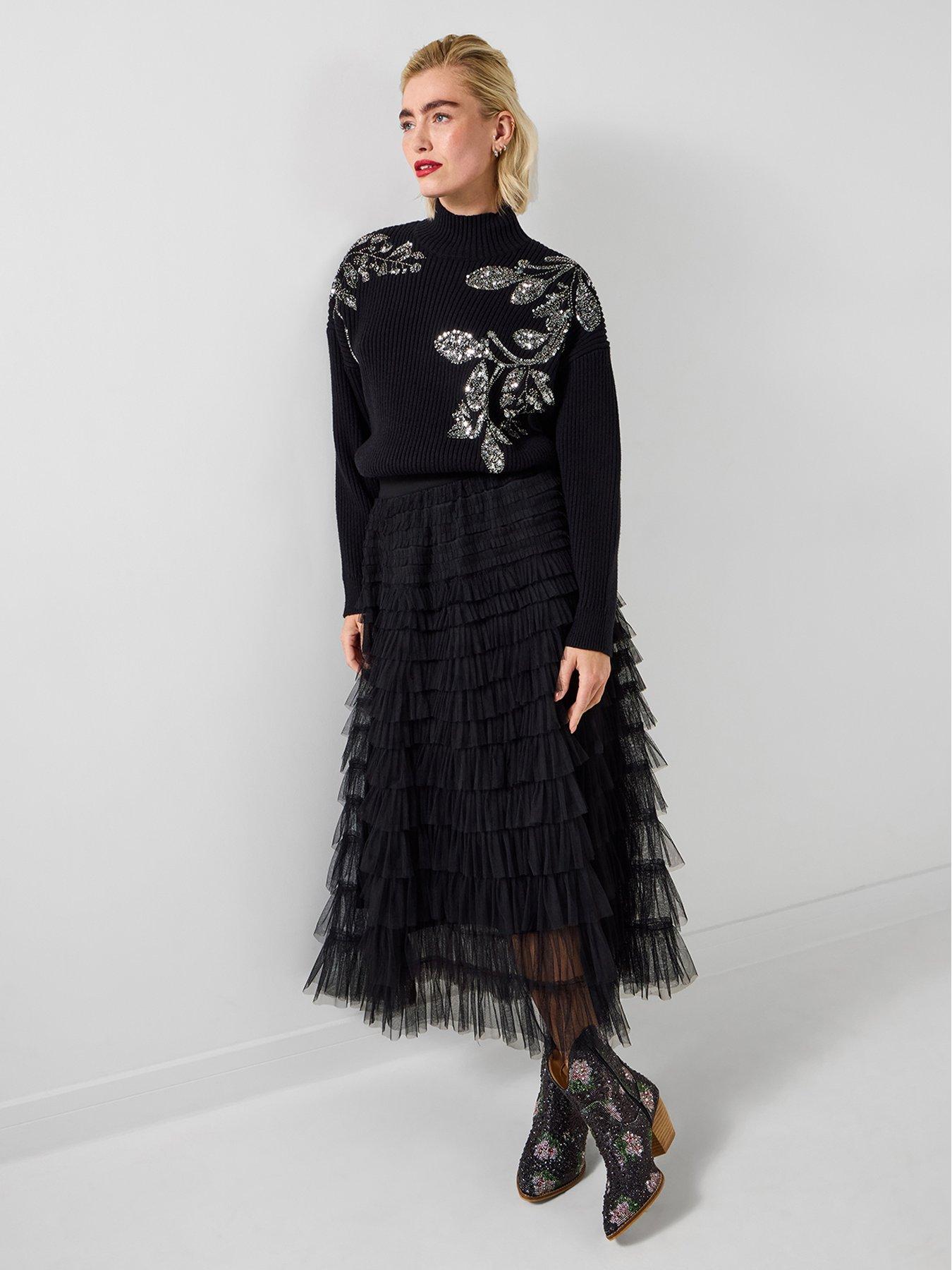 Image 3 of 5 of Joe Browns All That Sparkles Sequin Jumper - Black