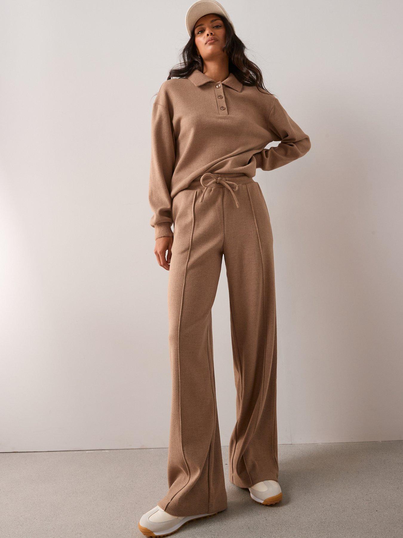 Image 5 of 6 of The Very Collection Button Through Soft Touch Co-ord - Neutral