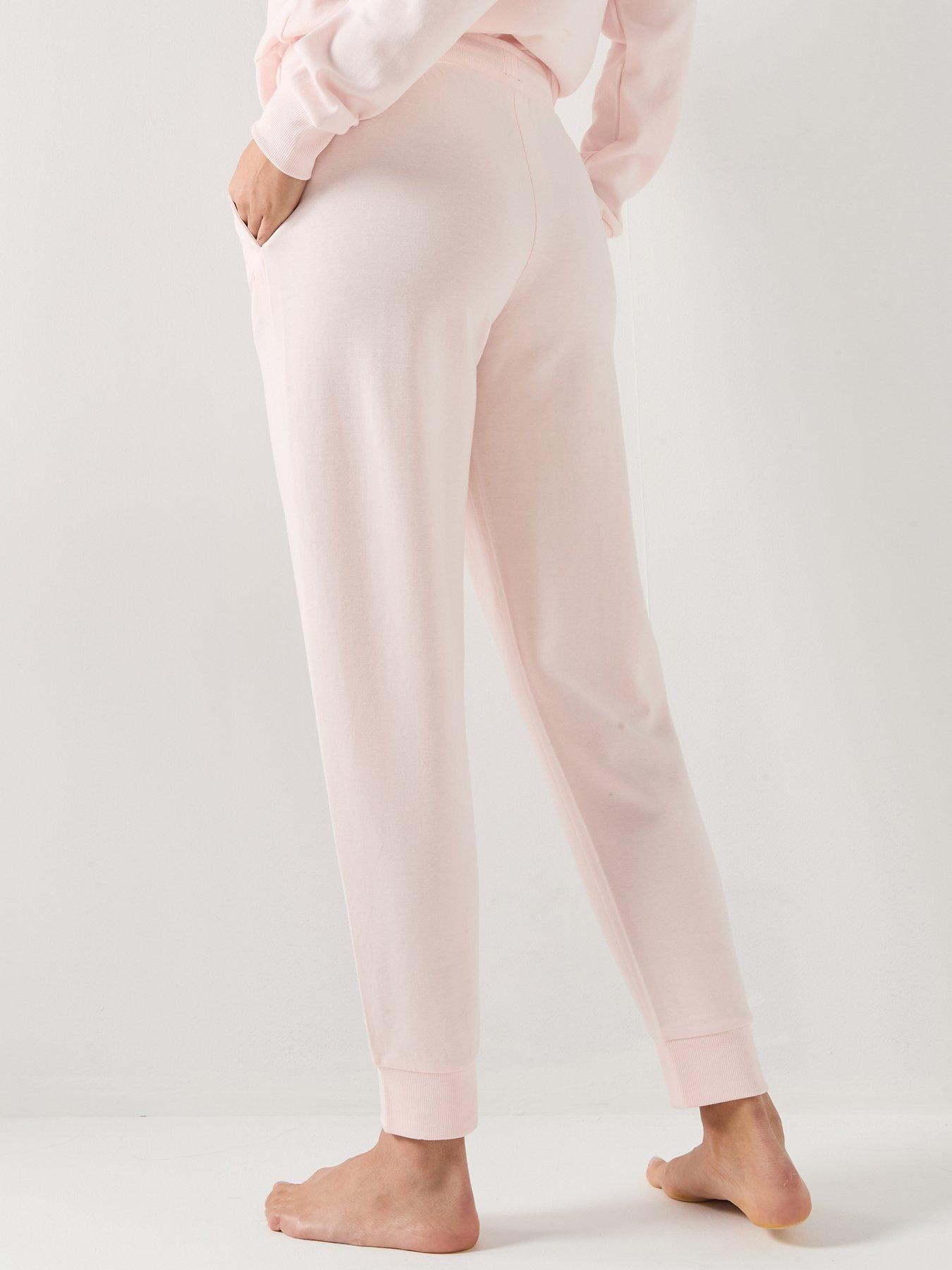 Image 2 of 5 of BOSS Stripe Cuffed Joggers - Pink
