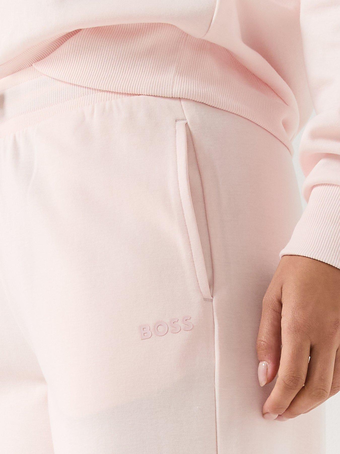 Image 4 of 5 of BOSS Stripe Cuffed Joggers - Pink