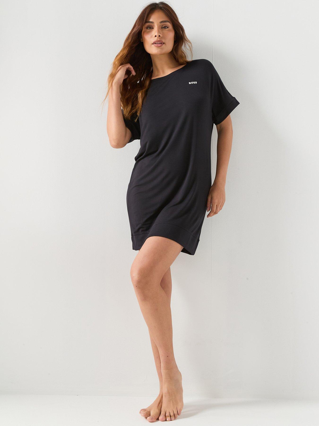 Image 3 of 4 of BOSS Element Nightie - Black