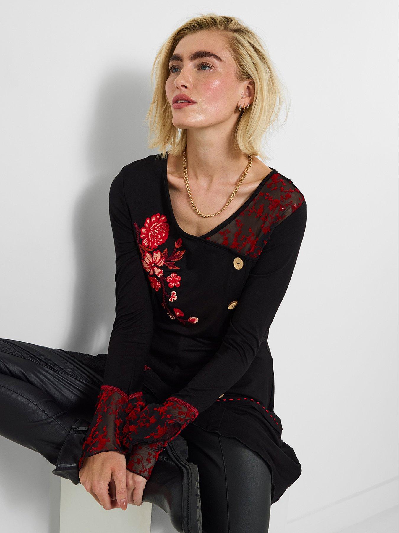 Joe Browns Midnight Magic Tunic Top - Black