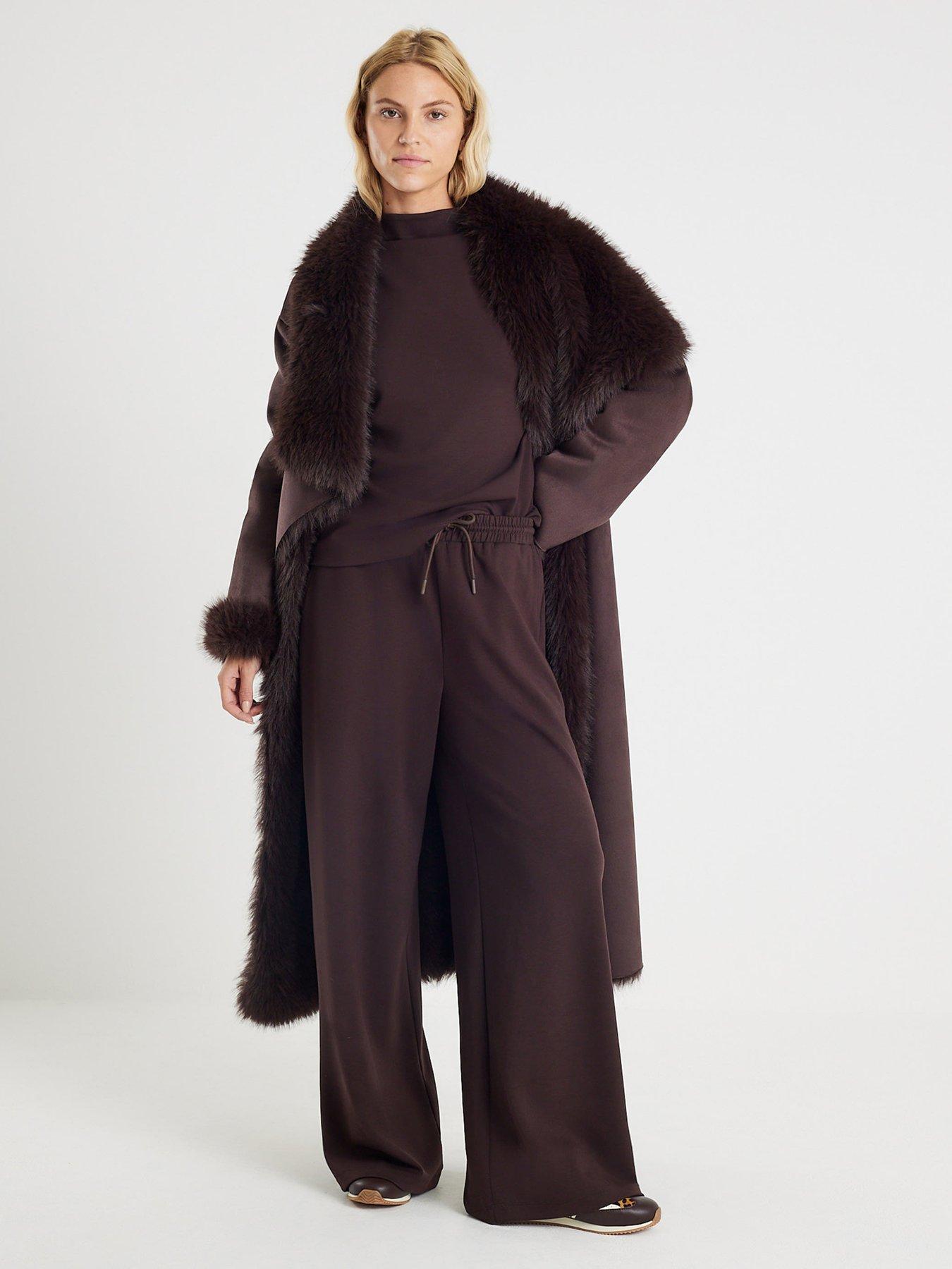 Image 3 of 4 of River Island Premium Long Sleeve Top - Brown