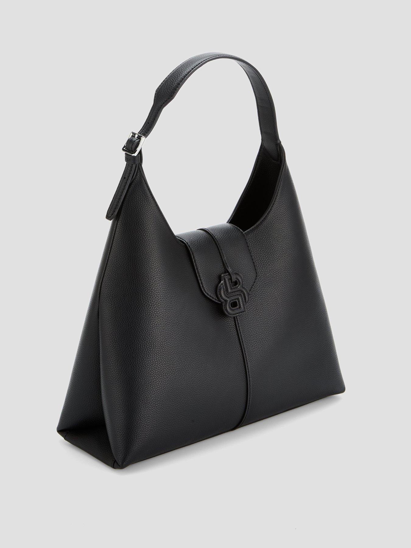 back image of boss-annett-hobo-bag-black