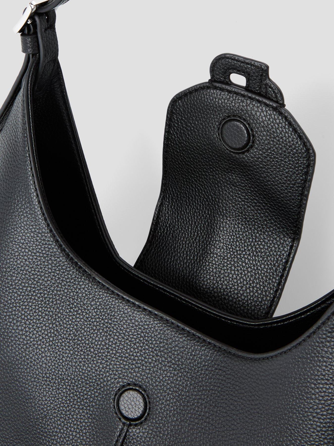  image of boss-annett-hobo-bag-black