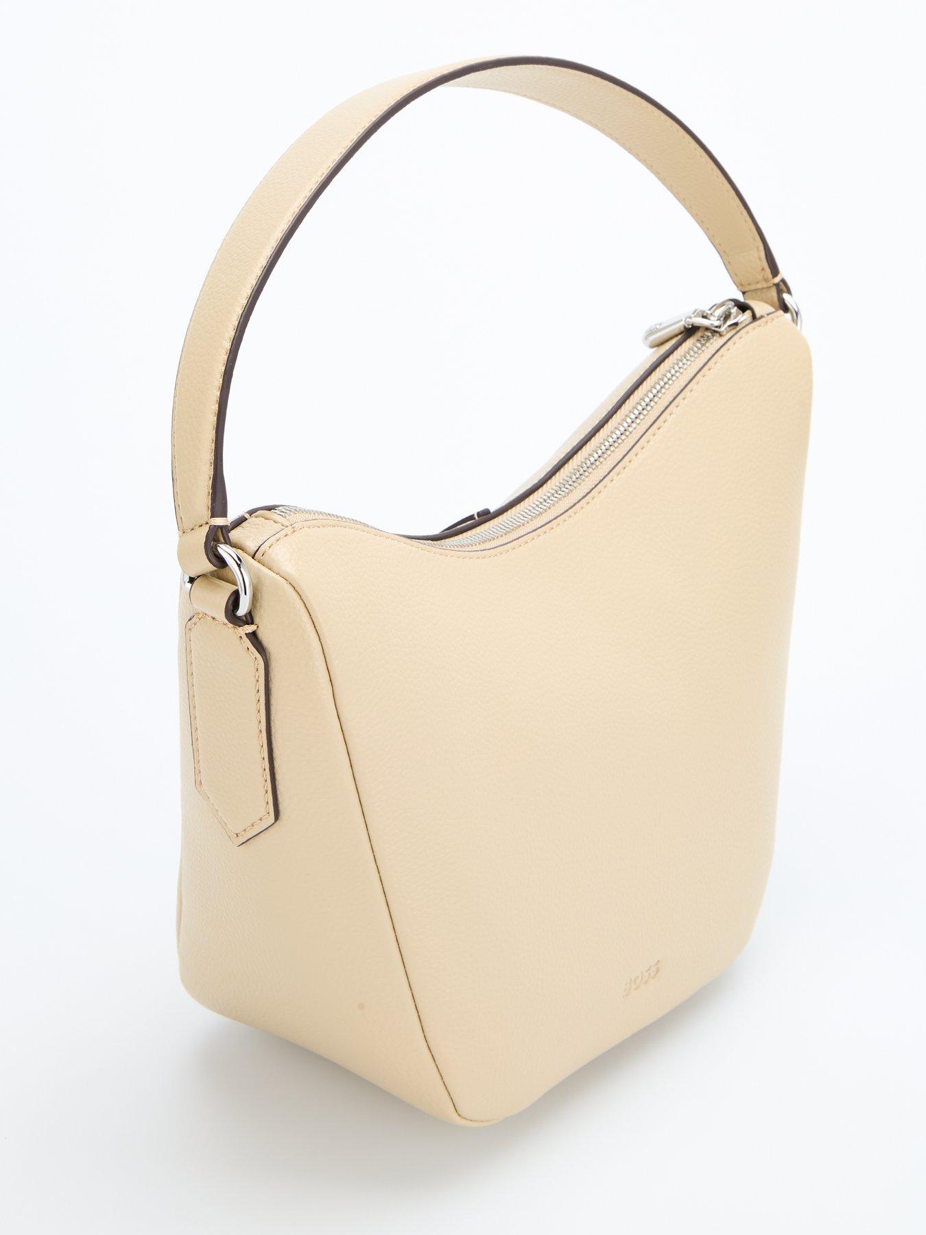 Image 6 of 6 of BOSS Annet Small Hobo Bag - Beige