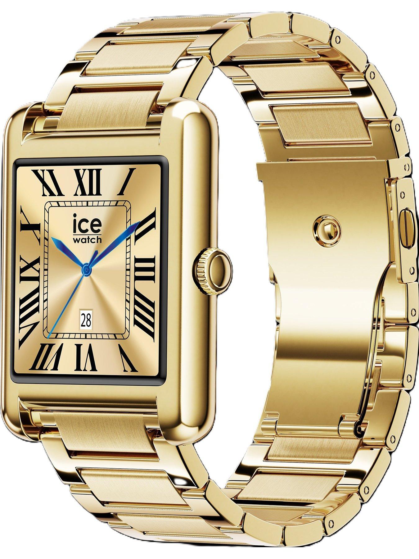  image of ice-watch-gold-ip-multi-linked-bracelet-smart-watch