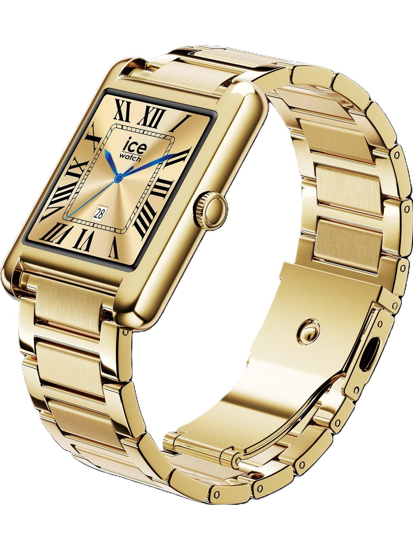  image of ice-watch-gold-ip-multi-linked-bracelet-smart-watch