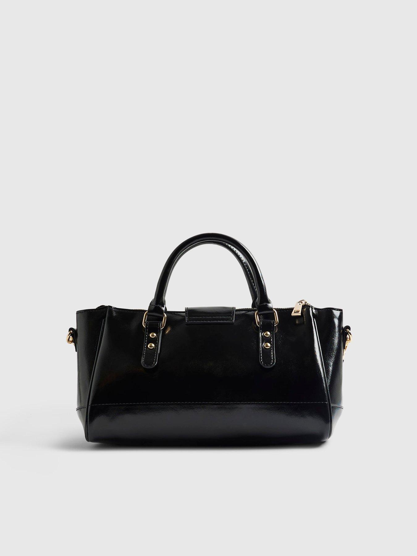  image of river-island-charmed-padlock-tote-black