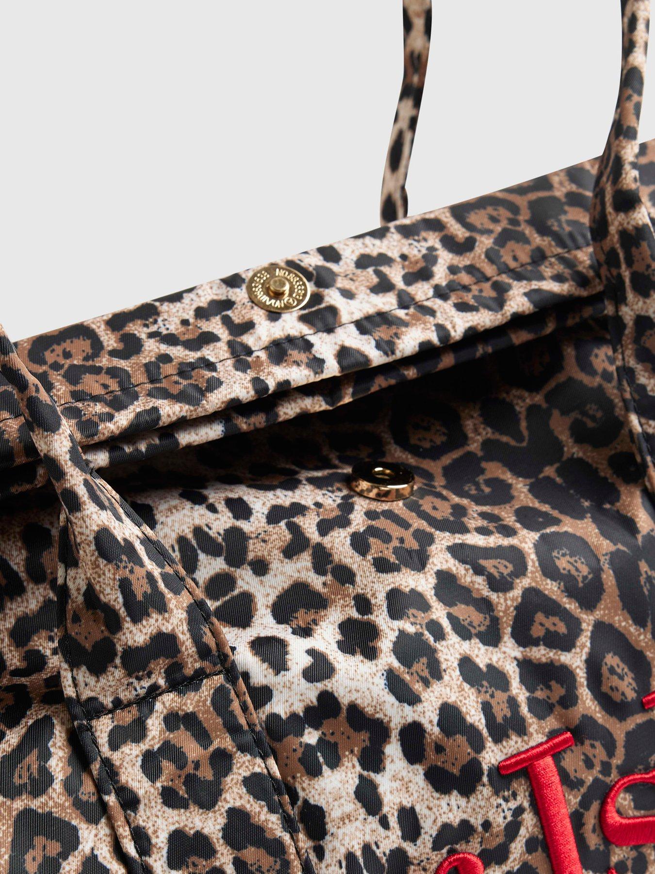  image of river-island-leo-roll-top-holdall-bag-beige