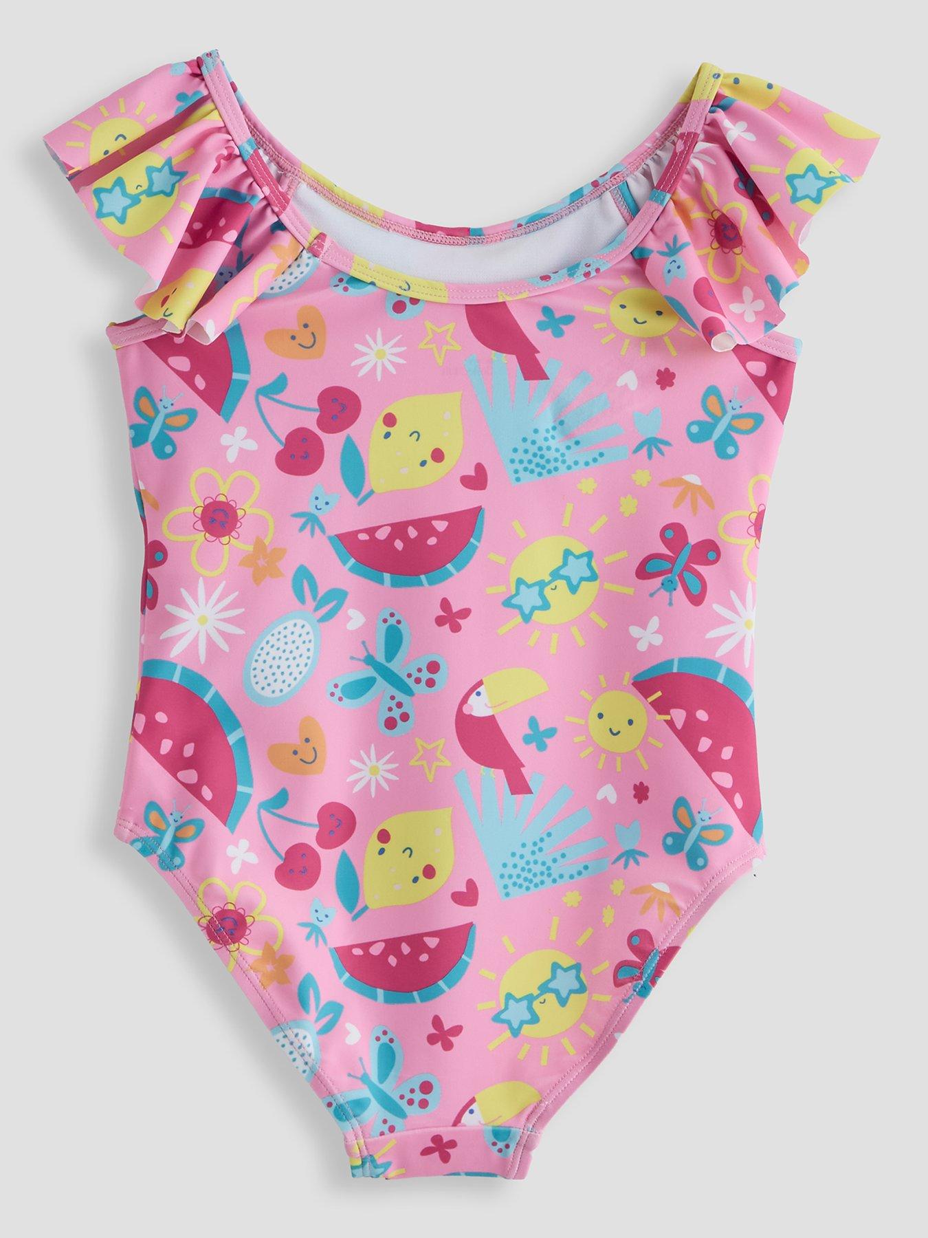 Image 2 of 4 of The Very Collection Bright Fruits Sunshine Swimsuit - Pink