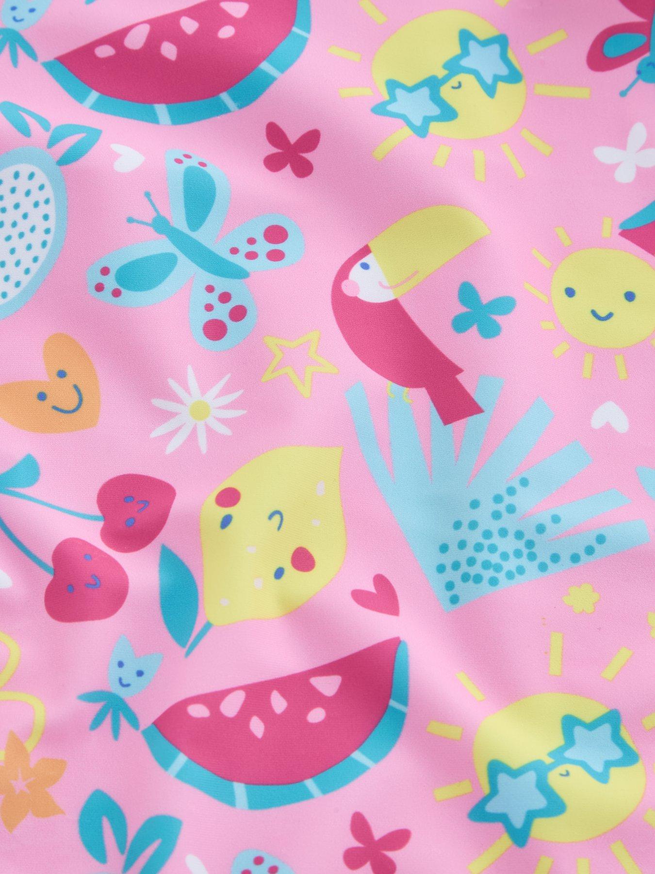Image 3 of 4 of The Very Collection Bright Fruits Sunshine Swimsuit - Pink
